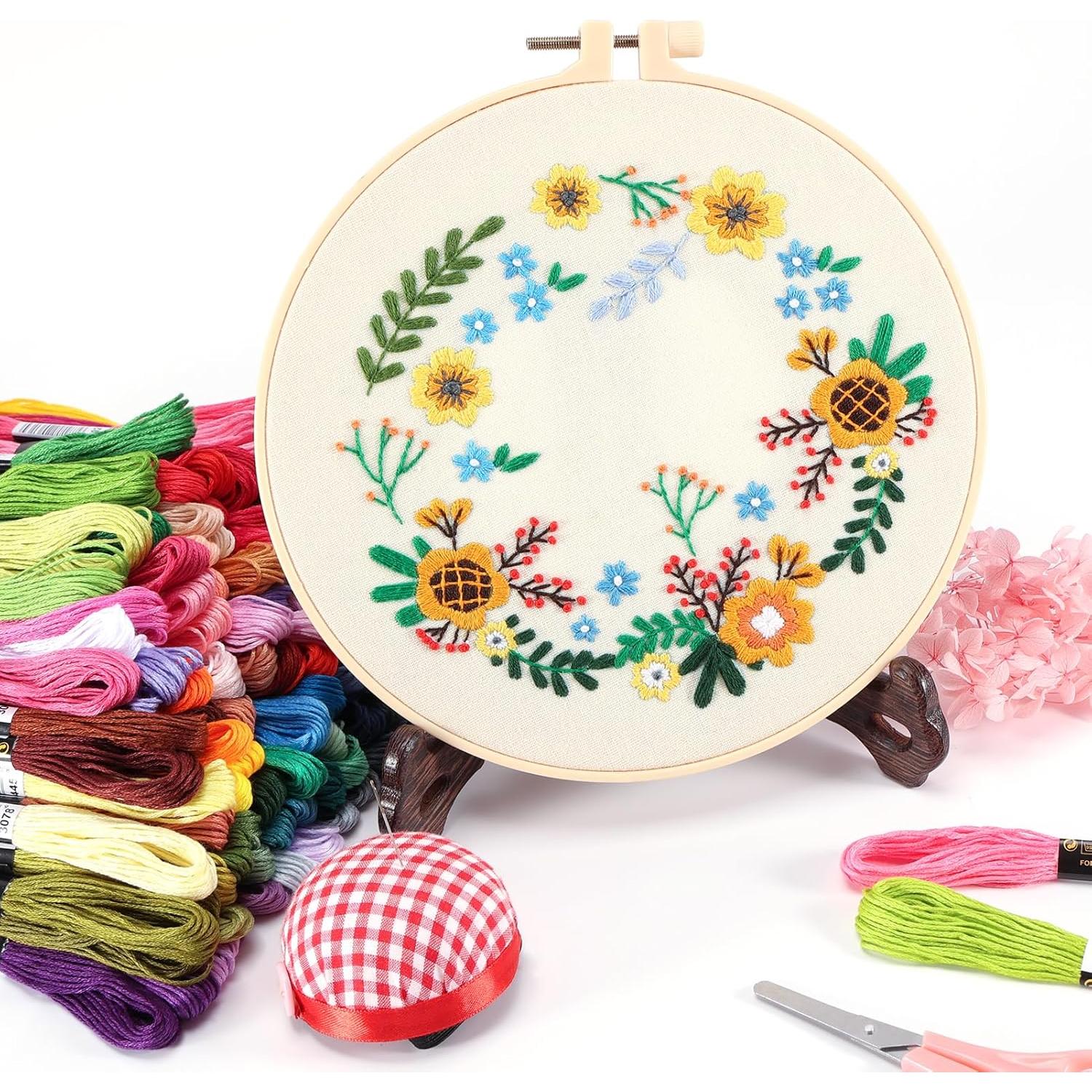 Hilo de Bordado Multicolor Caydo 126 Madejas 8m Algodón