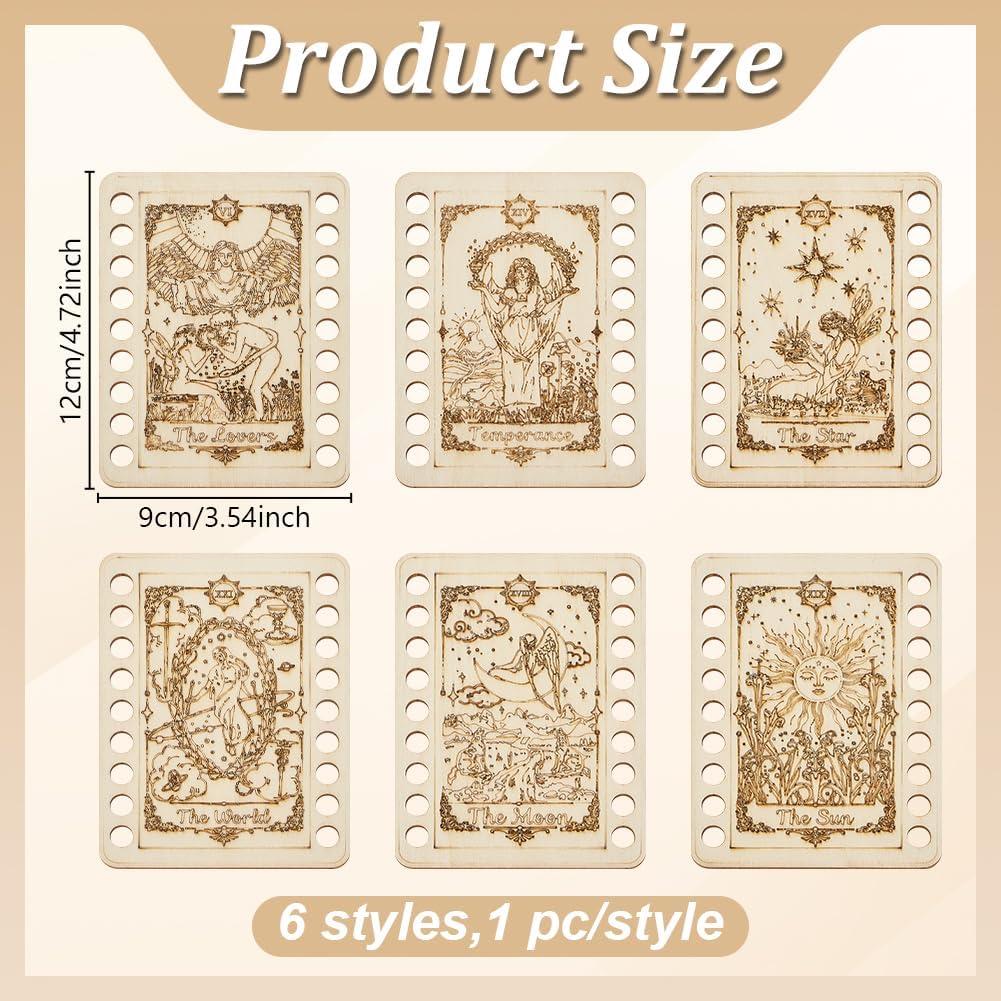 Set de 6 Organizadores de Hilo de Bordado ORIGACH 12x9 cm