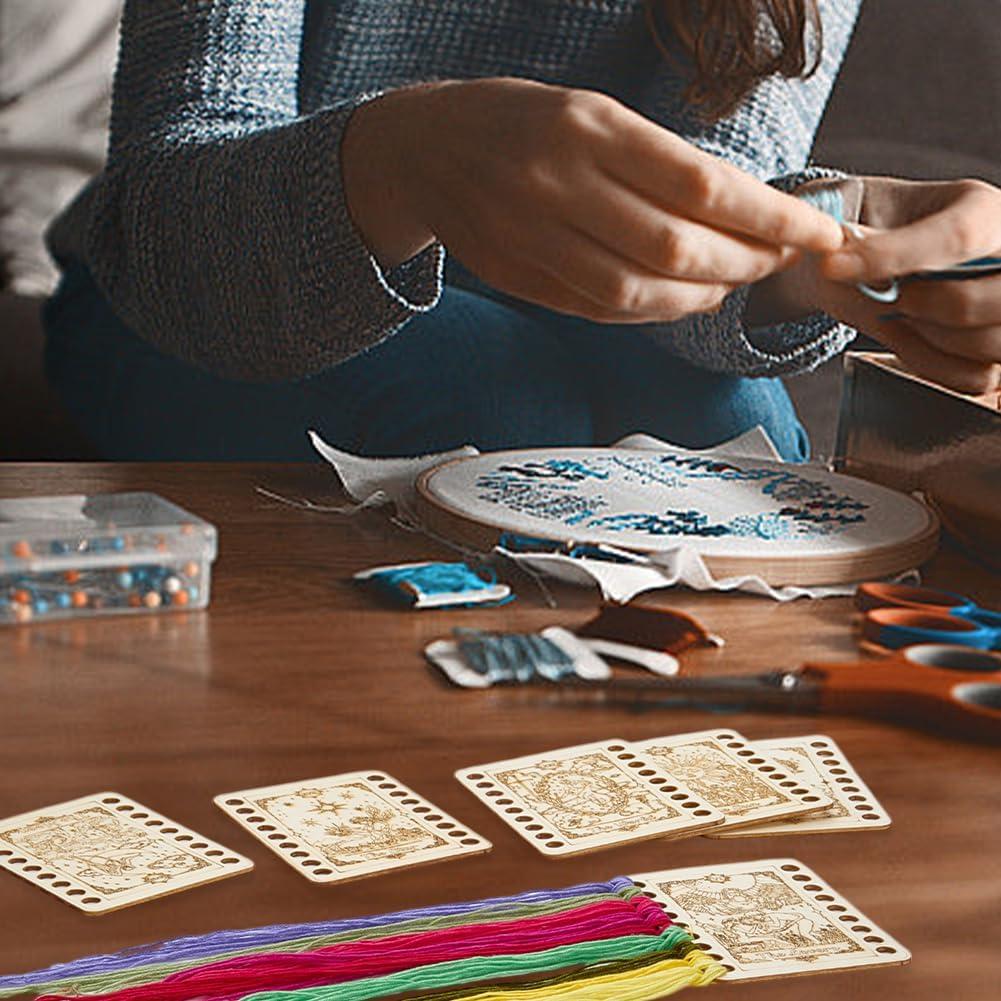 Set de 6 Organizadores de Hilo de Bordado ORIGACH 12x9 cm