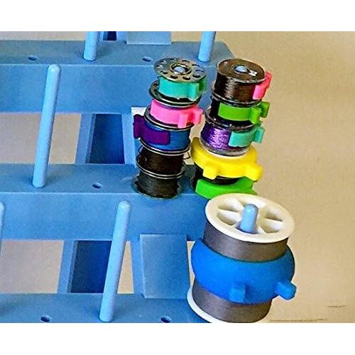 Juego de 56 Sujetadores de Bobinas PeavyTailor - Clips Organizador de Hilos