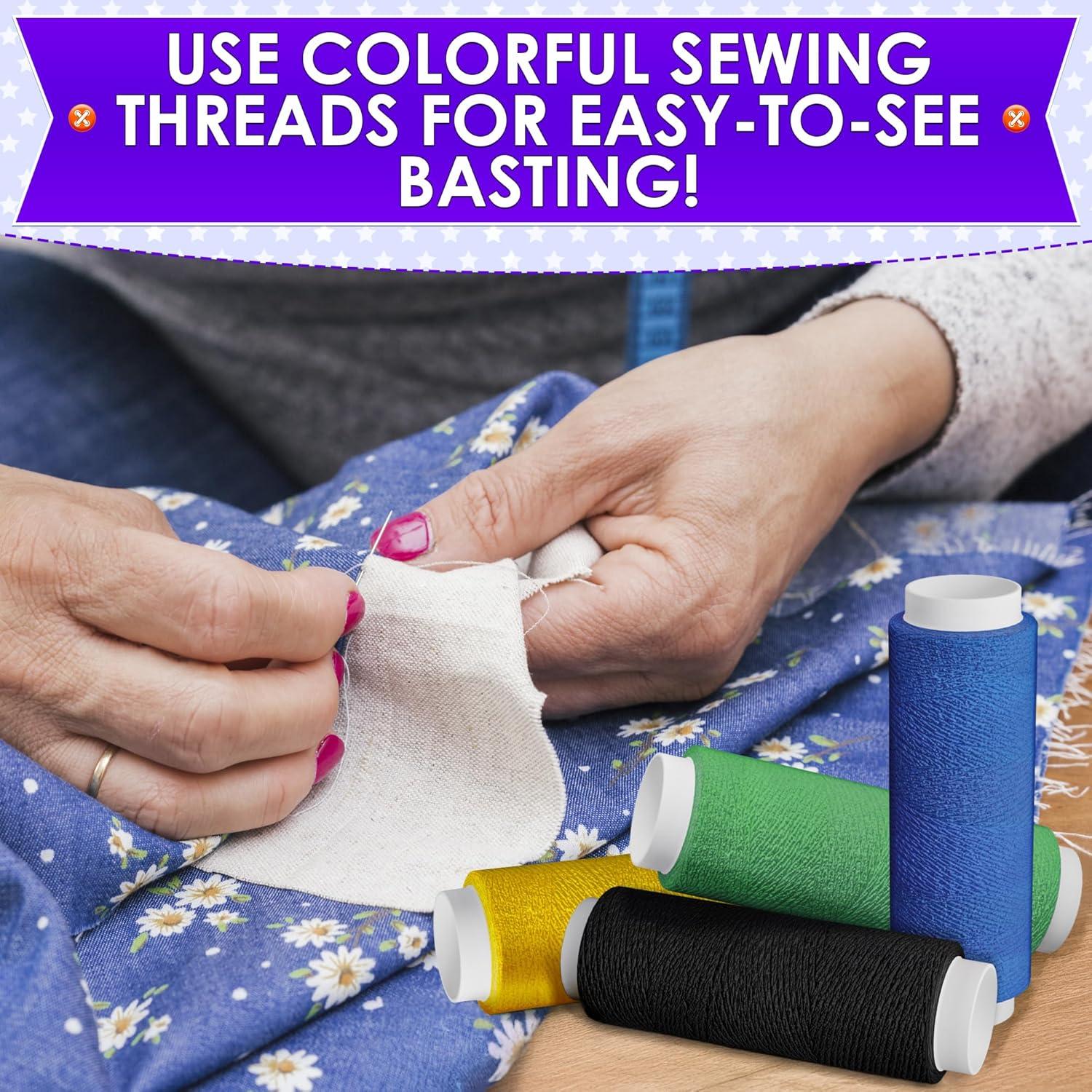 Juego de Hilos de Coser Luxbon - 39 Colores 128 Metros