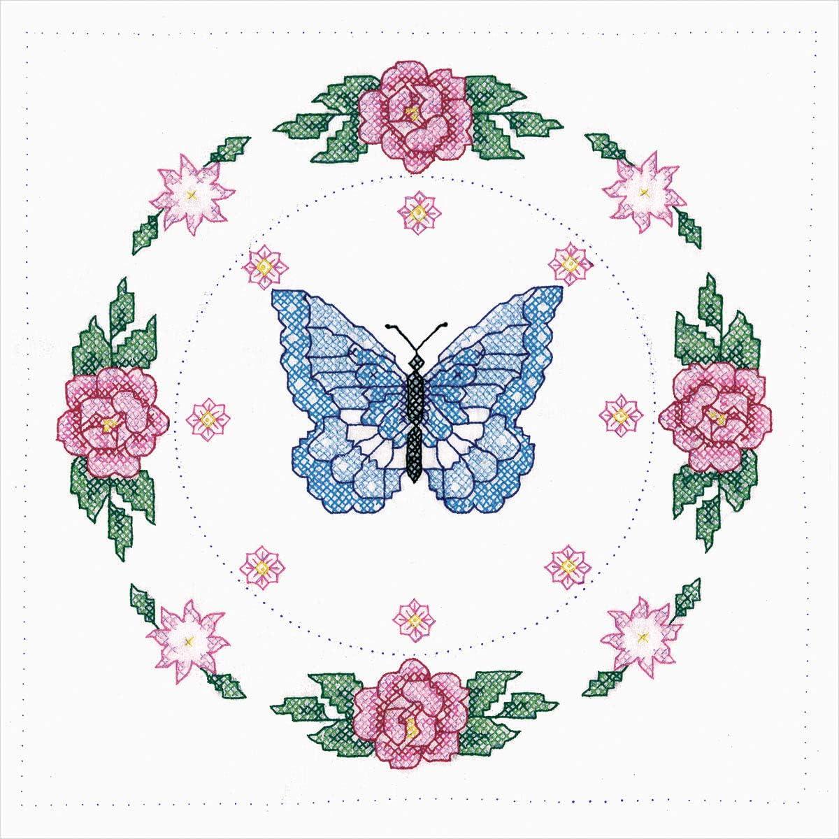 Set de 6 Bloques de Colcha Tobin Mariposa para Bordado