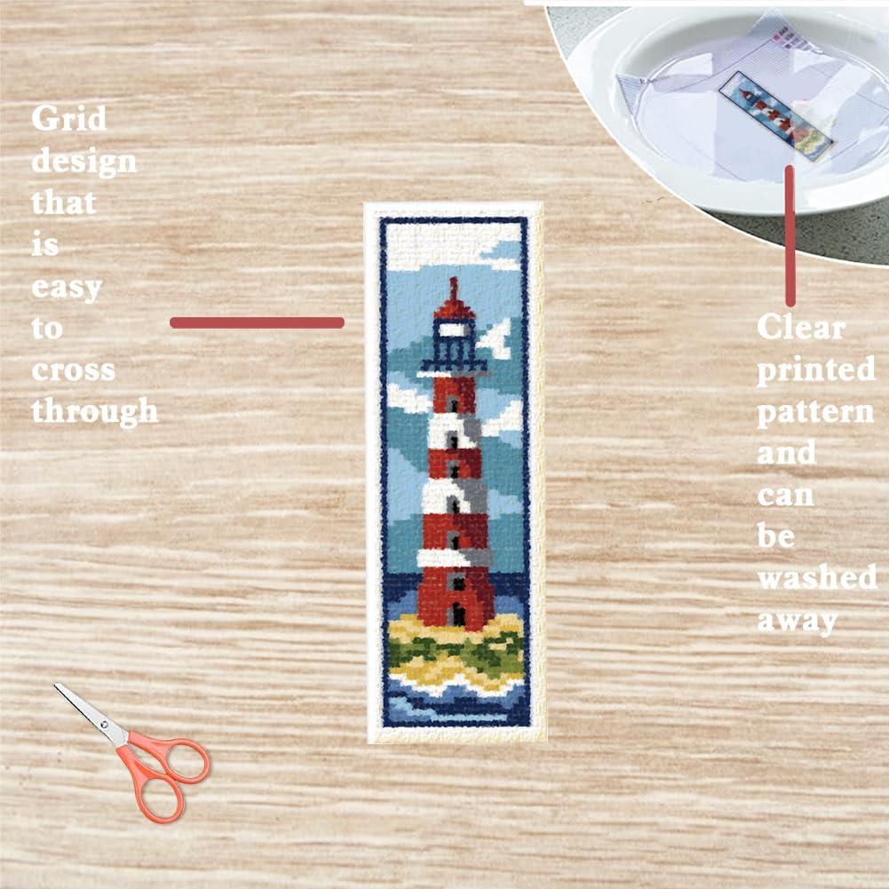 Kit de Bordado en Cruz FREEBLOSS 6 Piezas con Instrucciones