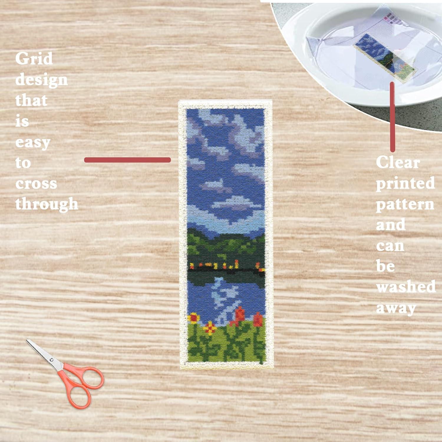 Kit de Bordado de Puntos de Cruz FREEBLOSS 30 Colores 6 Piezas