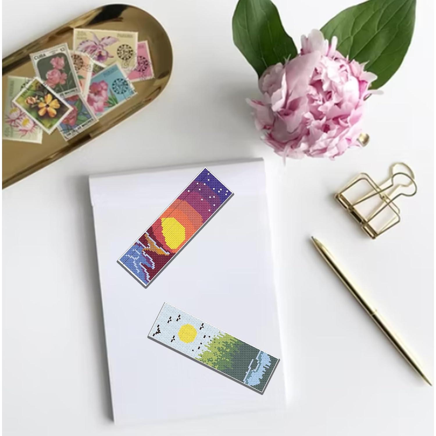 Kit de Bordado de Puntos de Cruz FREEBLOSS 30 Colores 6 Piezas