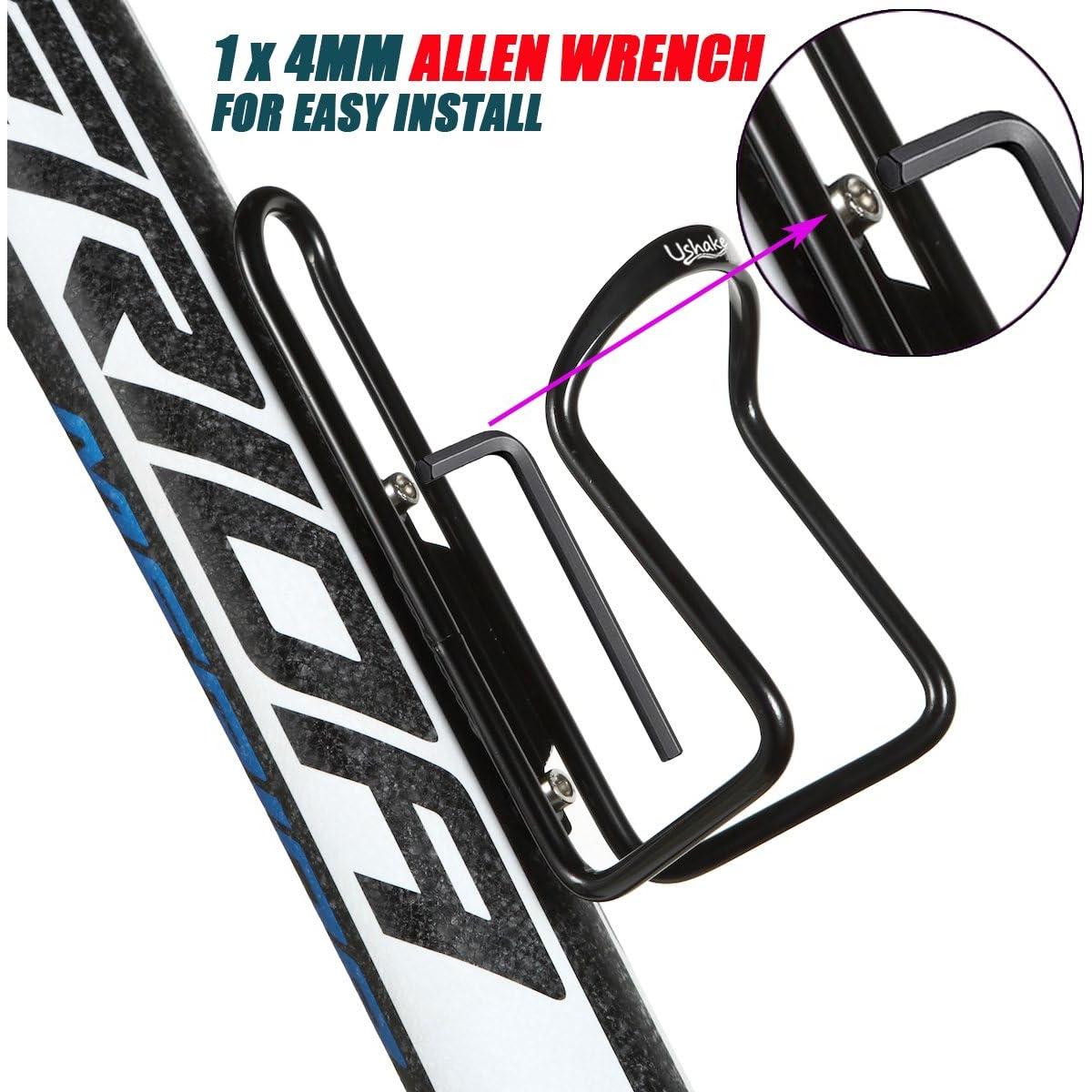 Soportes para Botellas de Agua USHAKE de Aluminio - Paquete de 2