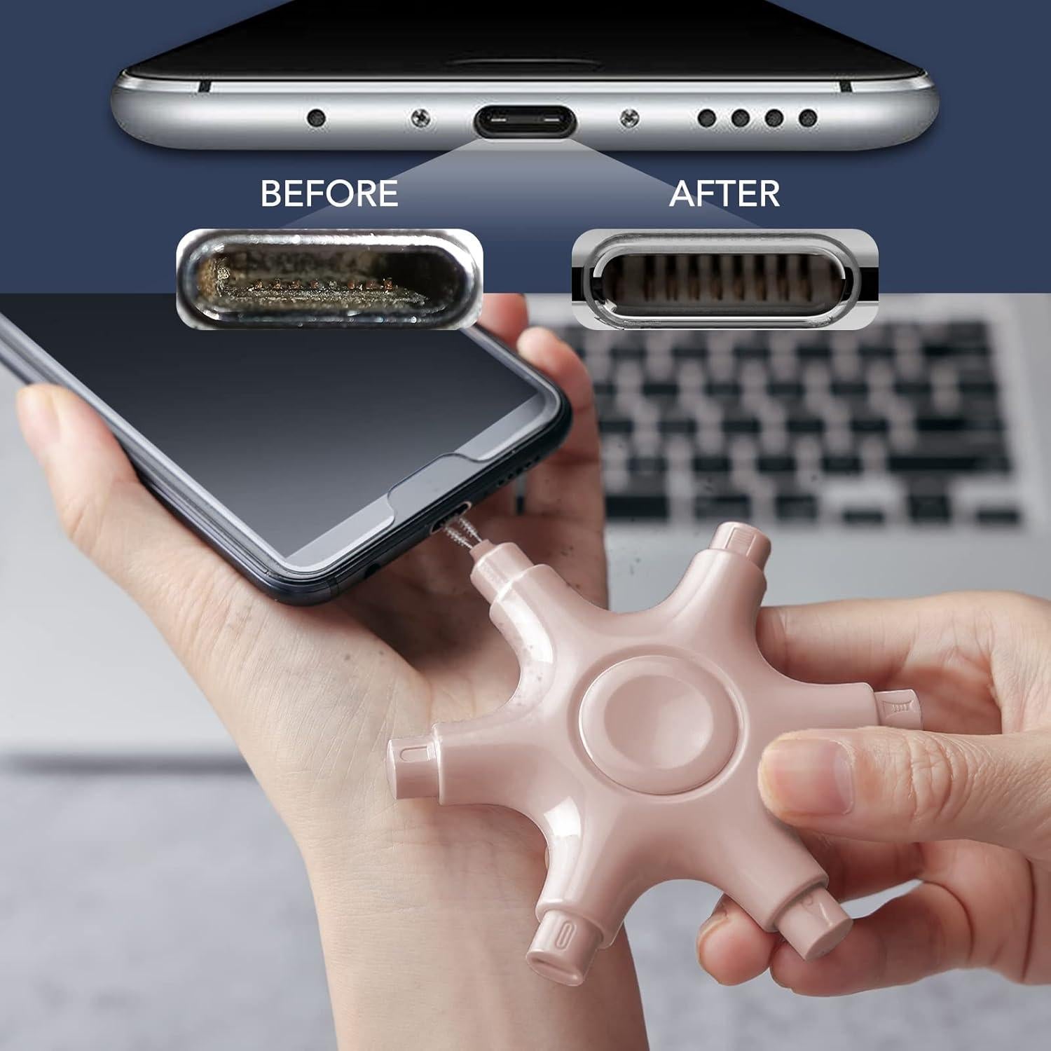 Kit de limpieza multifuncional Tassmpitor para dispositivos