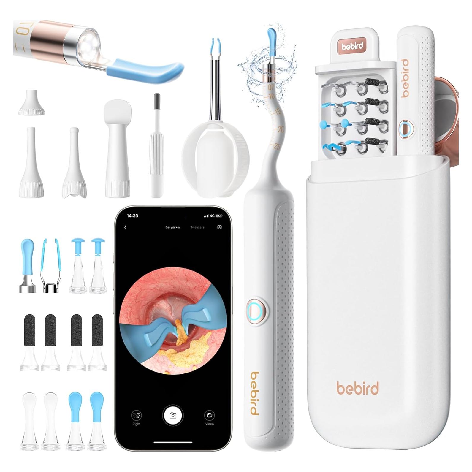 Limpiador de Cerumen Inalámbrico Heifeng R37R con Cámara 1080P