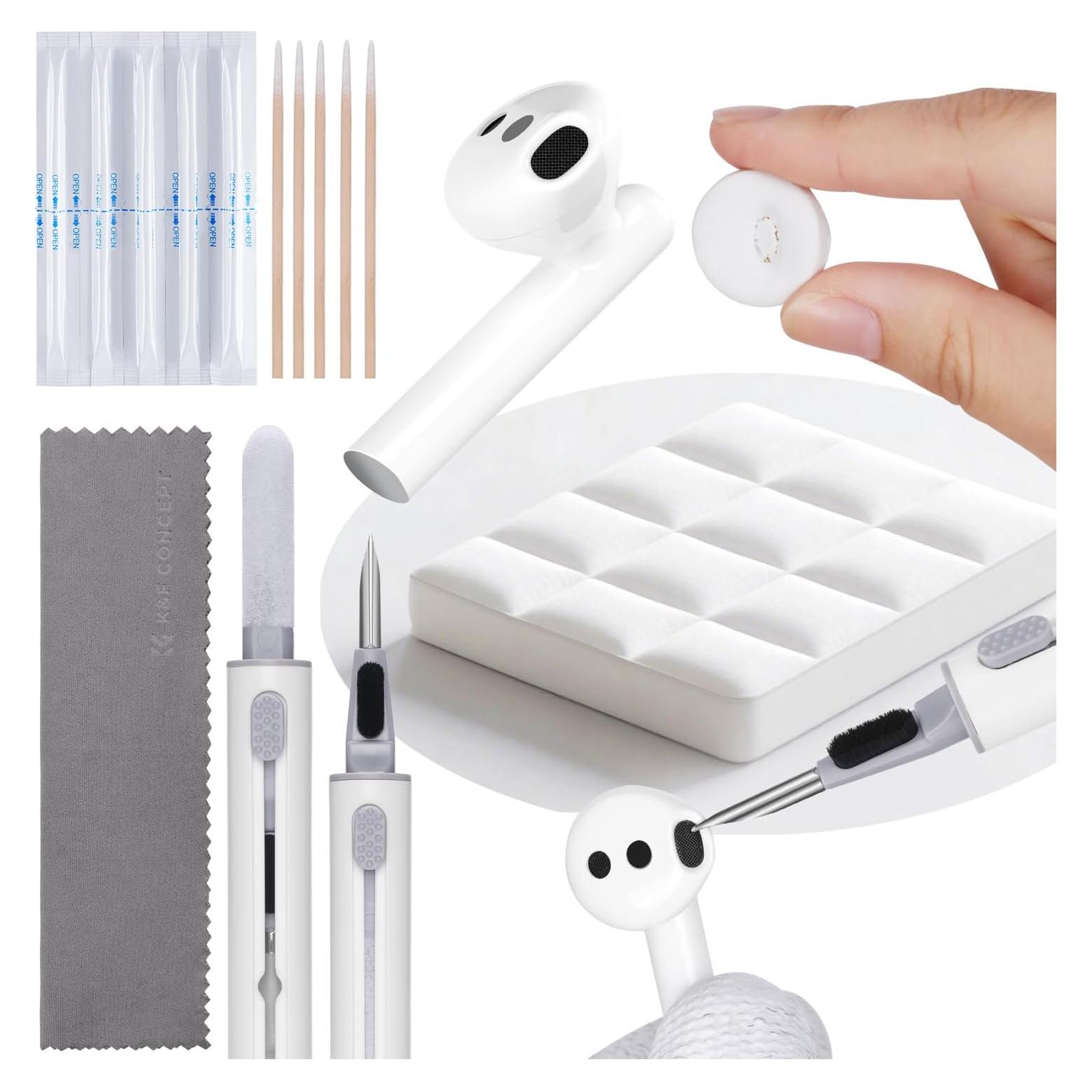 Kit de Limpieza K&F Concept para AirPods Pro 1 2 3 - 8 Herramientas