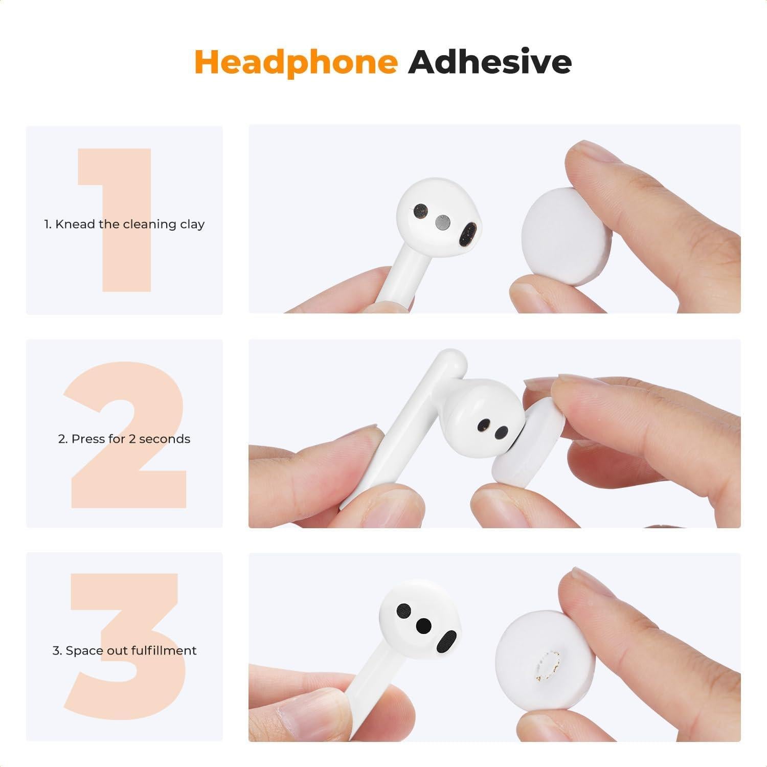Kit de Limpieza K&F Concept para AirPods Pro 1 2 3 - 8 Herramientas