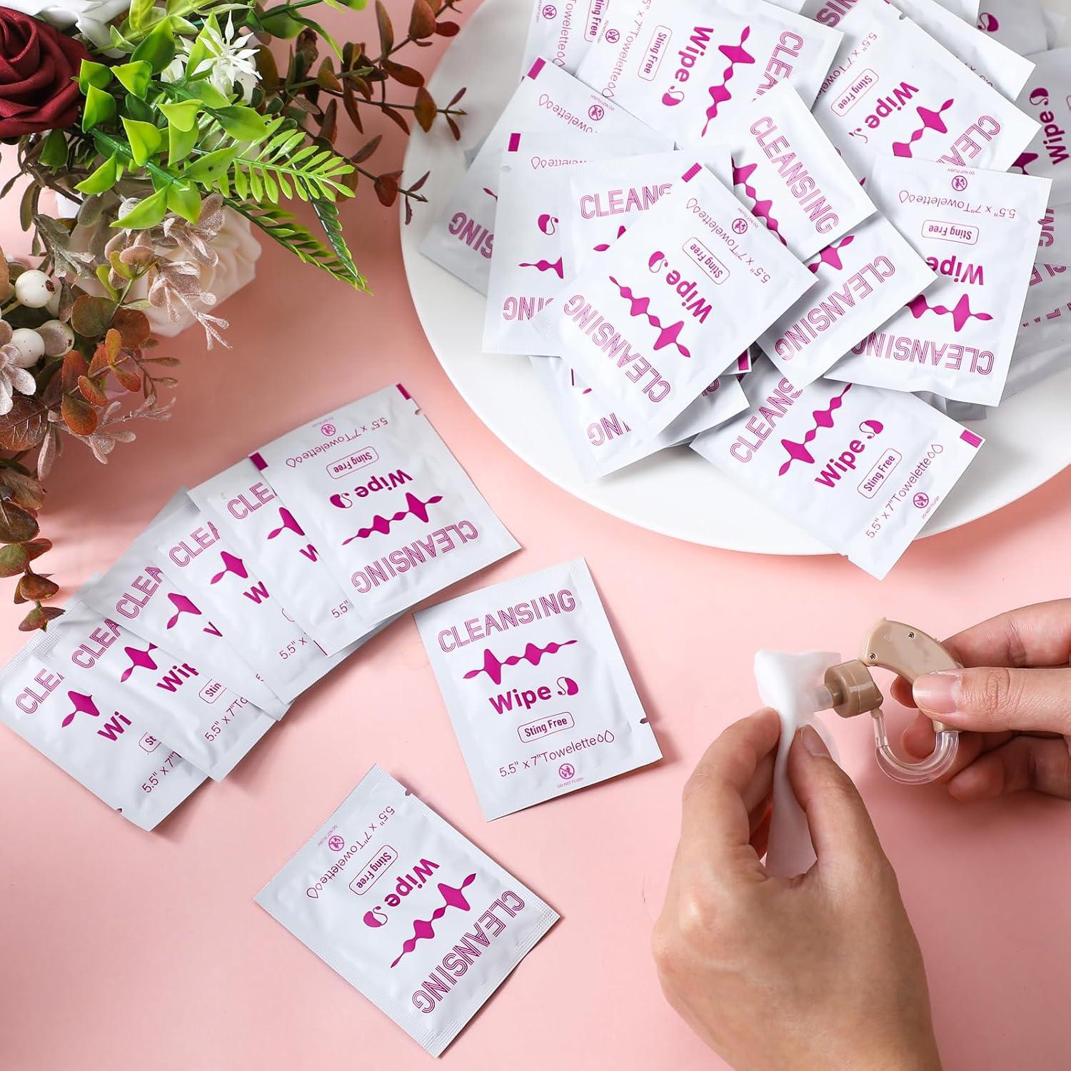 Toallitas de limpieza Timgle 200 unidades para audífonos