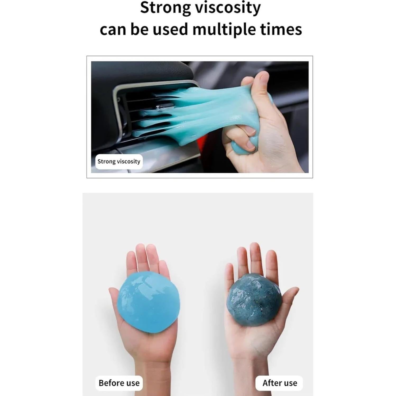 Paquete de 2 Limpiadores de Teclado Gel Fresh-AF 200g