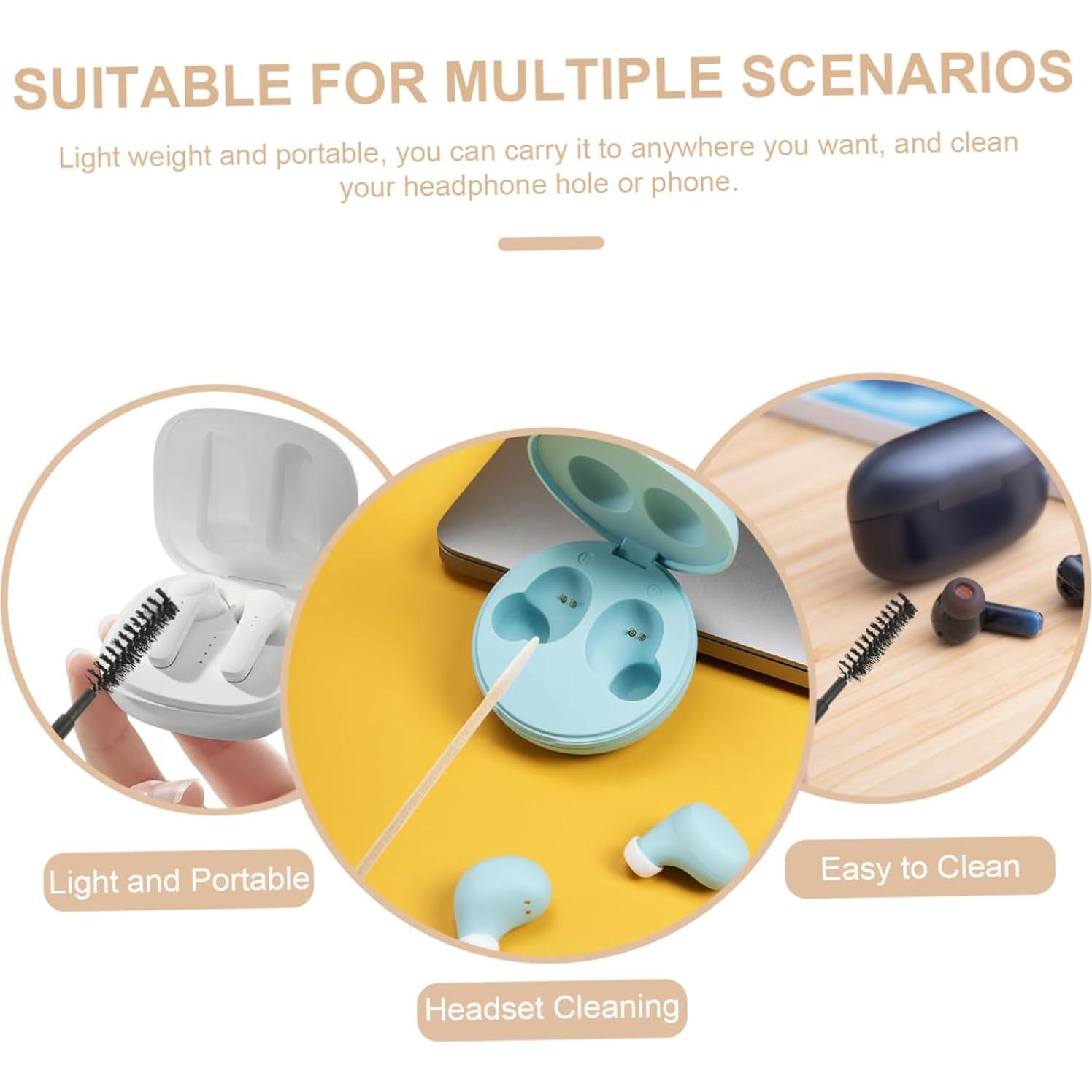 Kit de limpieza de auriculares DIYEAH 6 piezas portátil