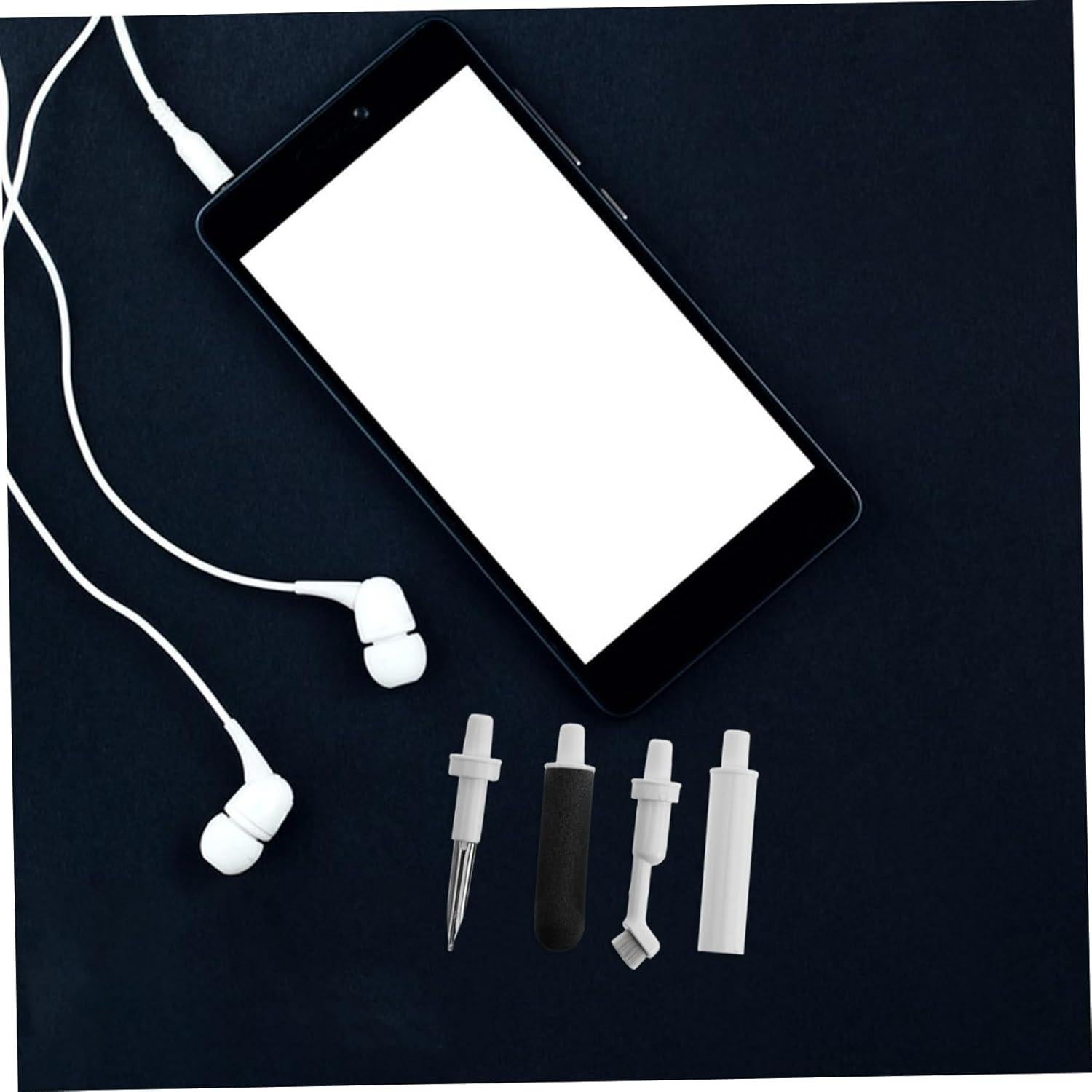 Kit de limpieza para auriculares POPETPOP con estuche blanco