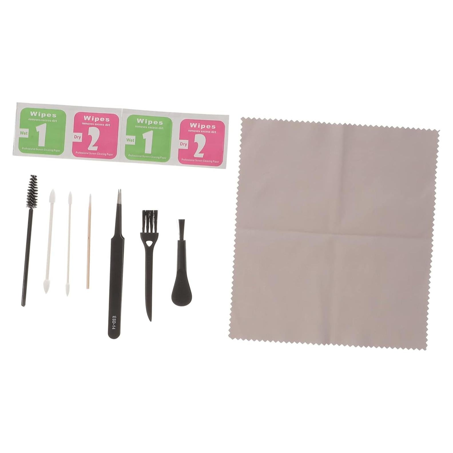 Kit de limpieza de auriculares Angoily con cepillo y varitas