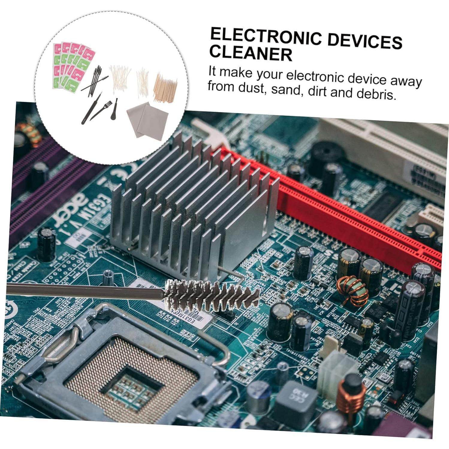 Kit de limpieza de auriculares Angoily con cepillo y varitas