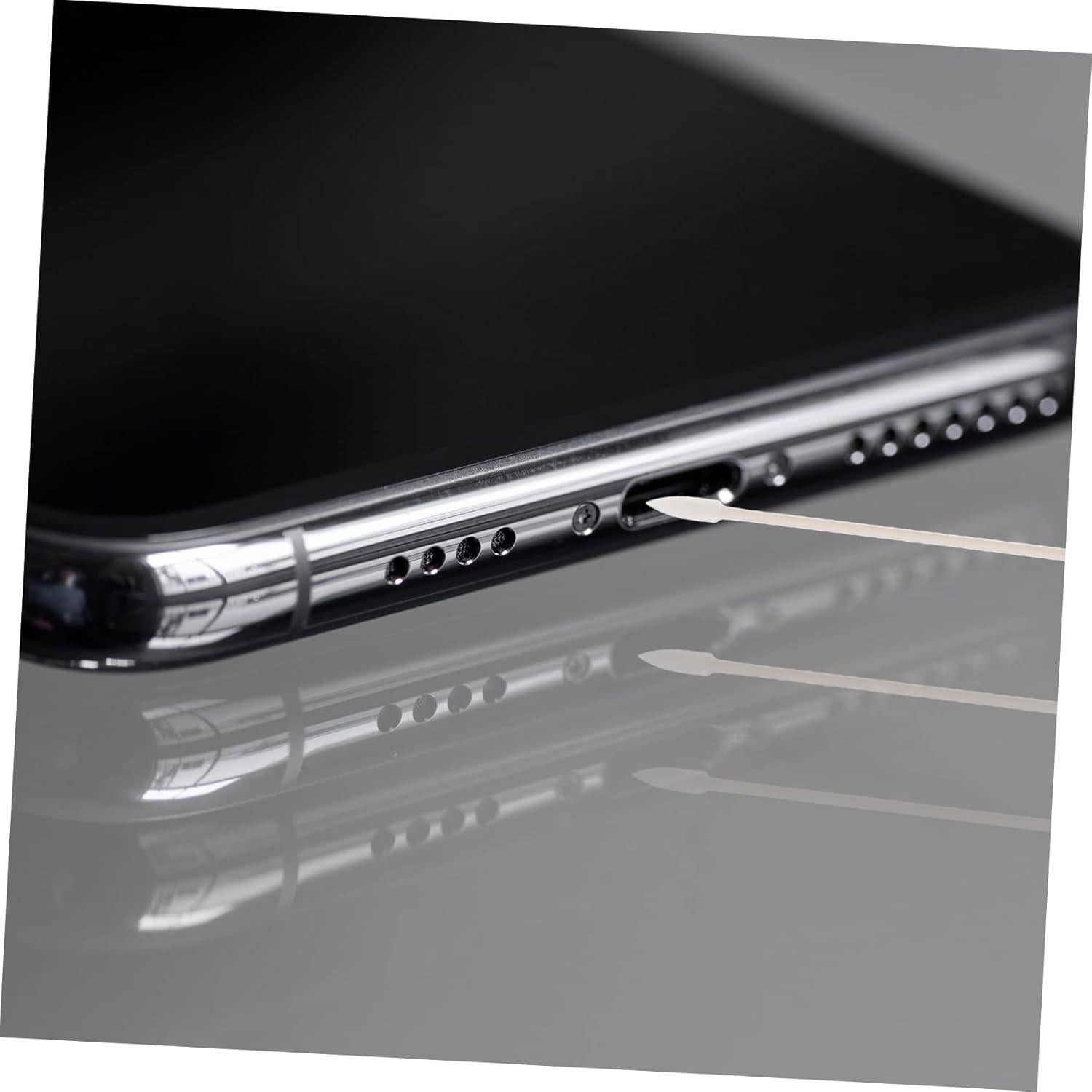 Kit de Limpieza de Auriculares HOMSFOU - 10 Varitas y Paños