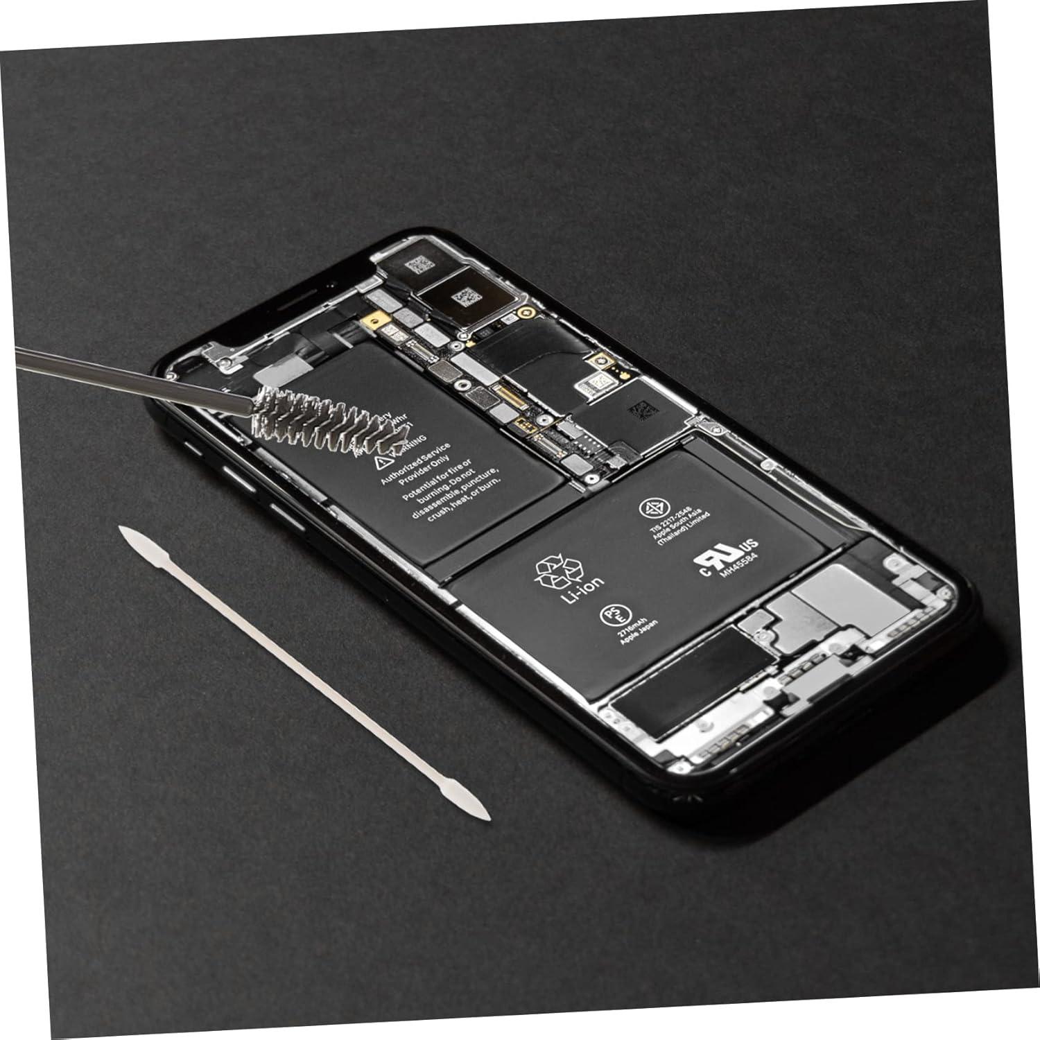 Kit de Limpieza de Auriculares HOMSFOU - 10 Varitas y Paños