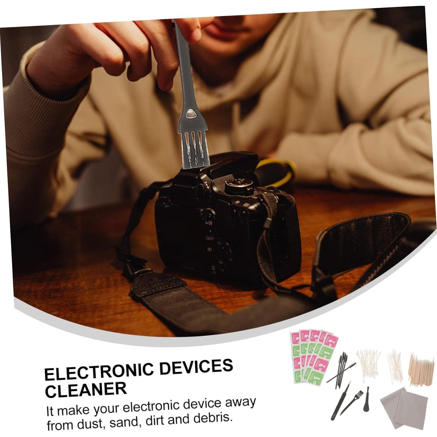 Kit de limpieza para auriculares SEWACC - 10 palitos y cepillo