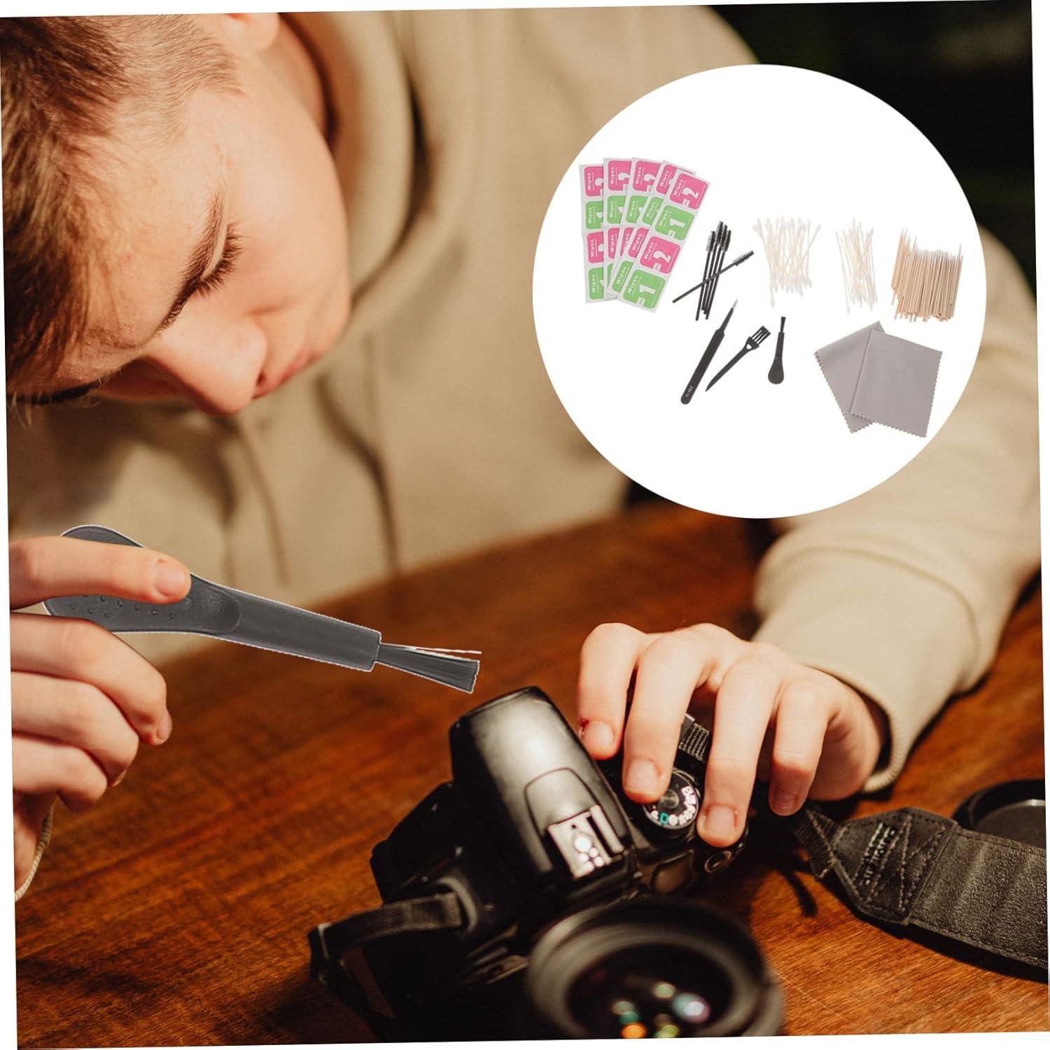 Kit de limpieza para auriculares SEWACC - 10 palitos y cepillo