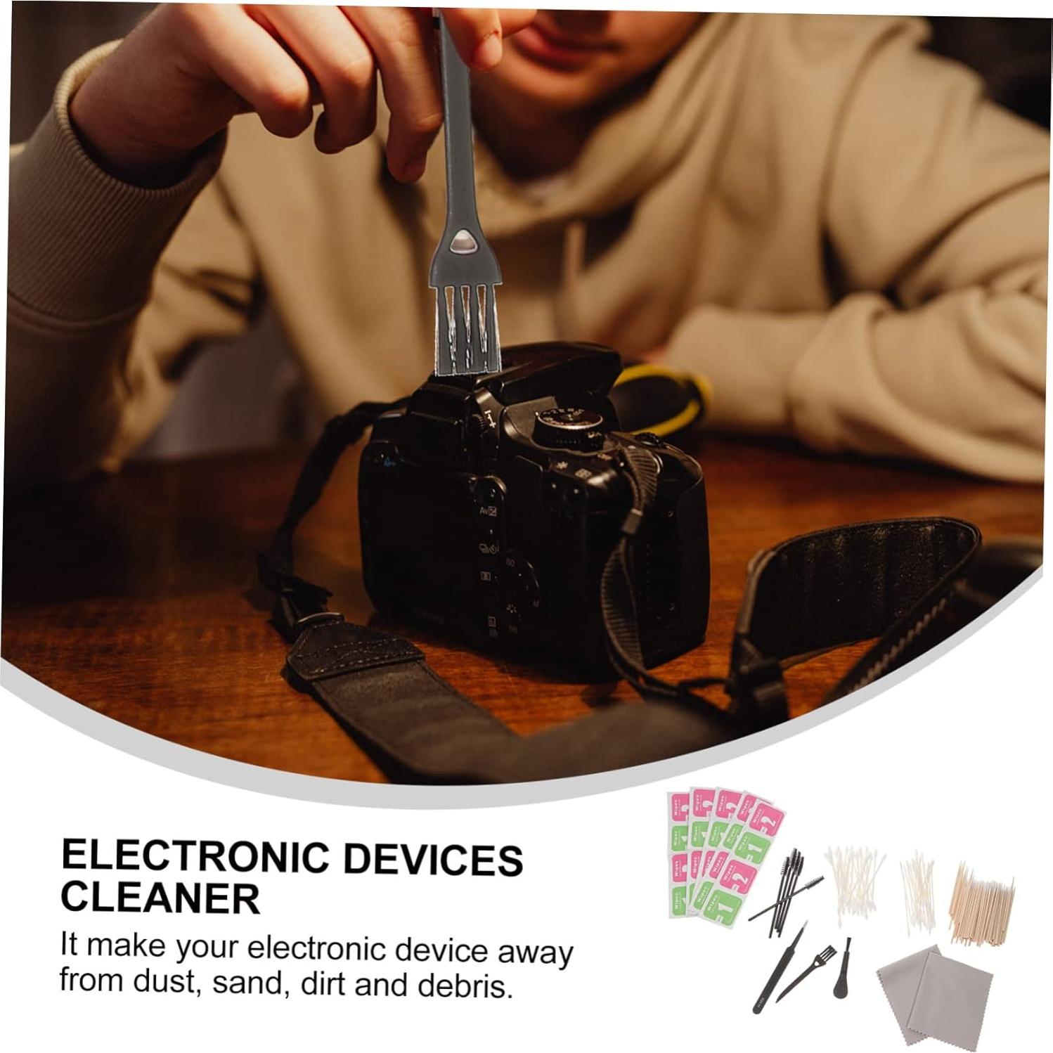 Kit de Limpieza para Auriculares NUOBESTY - 10 Varillas y Paños