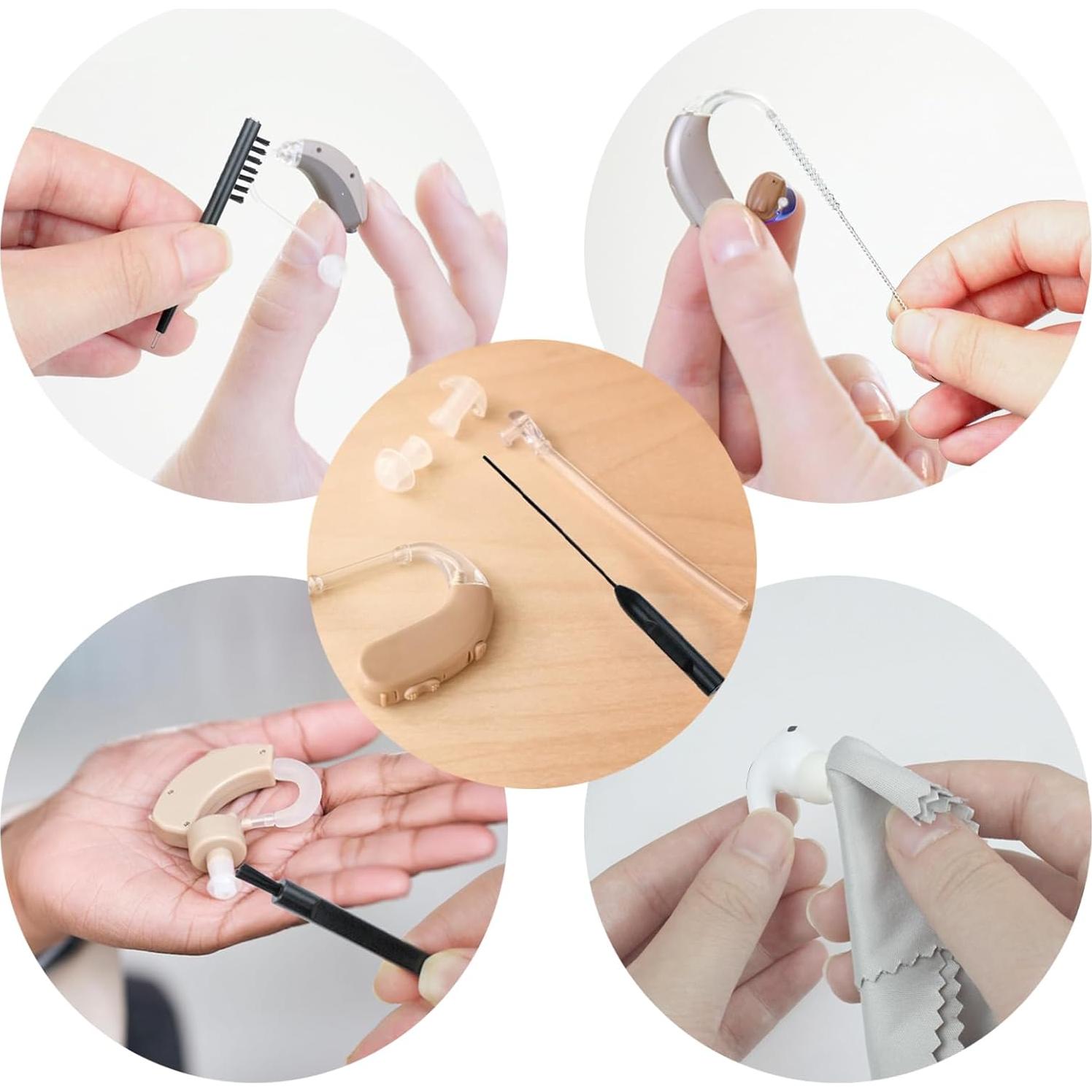 Kit de Limpieza de Audífonos 10 Piezas IAXSEE - Cepillos y Accesorios