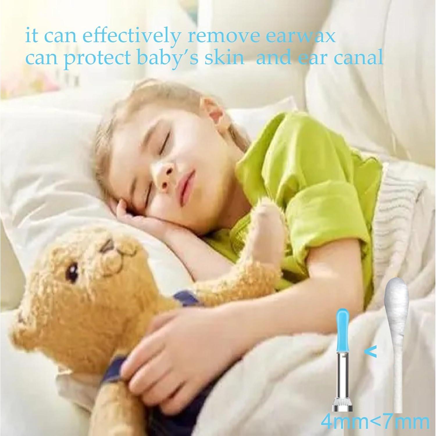 100 Piezas Consejos de Silicona para Limpiar Oídos Angelise