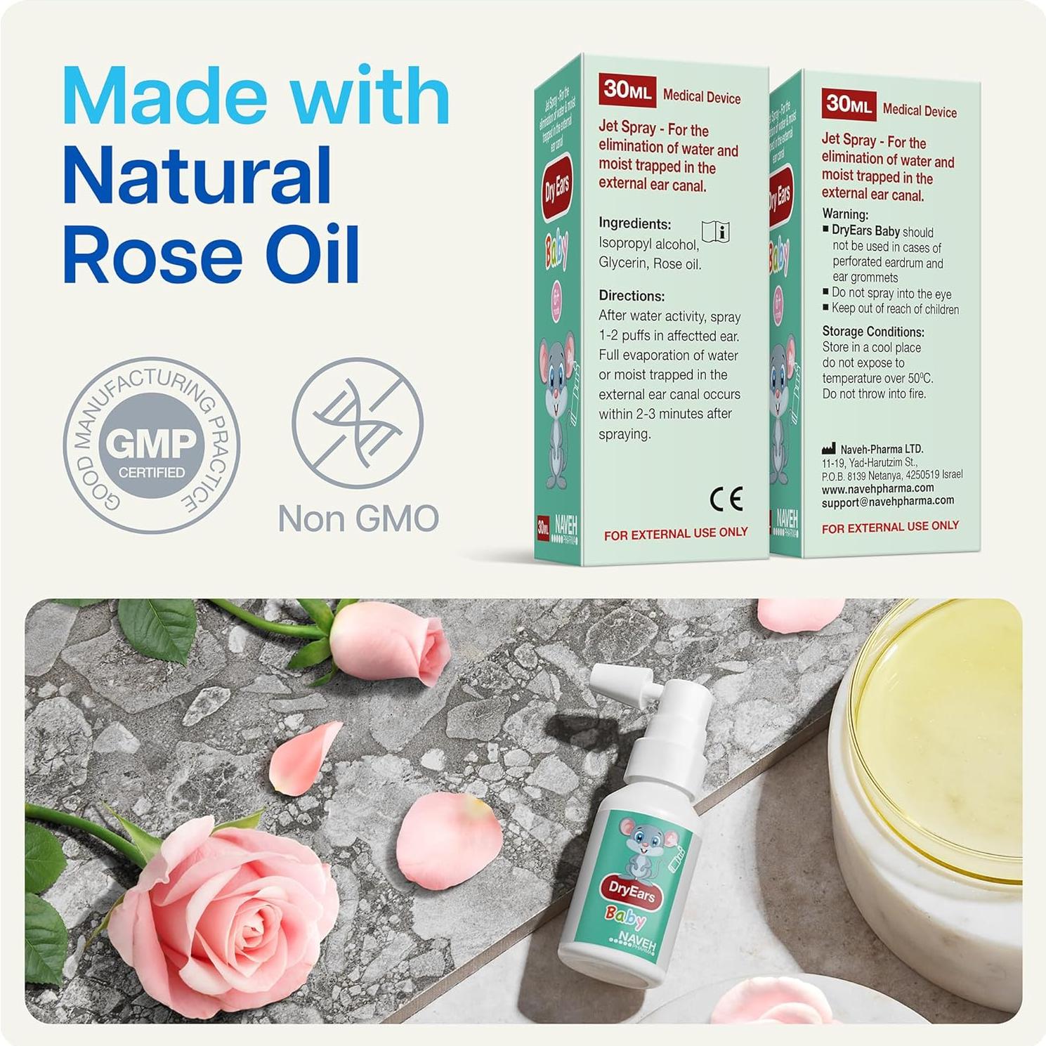 NAVEH PHARMA Gotas Secas para Oídos Bebé 14.79 ml