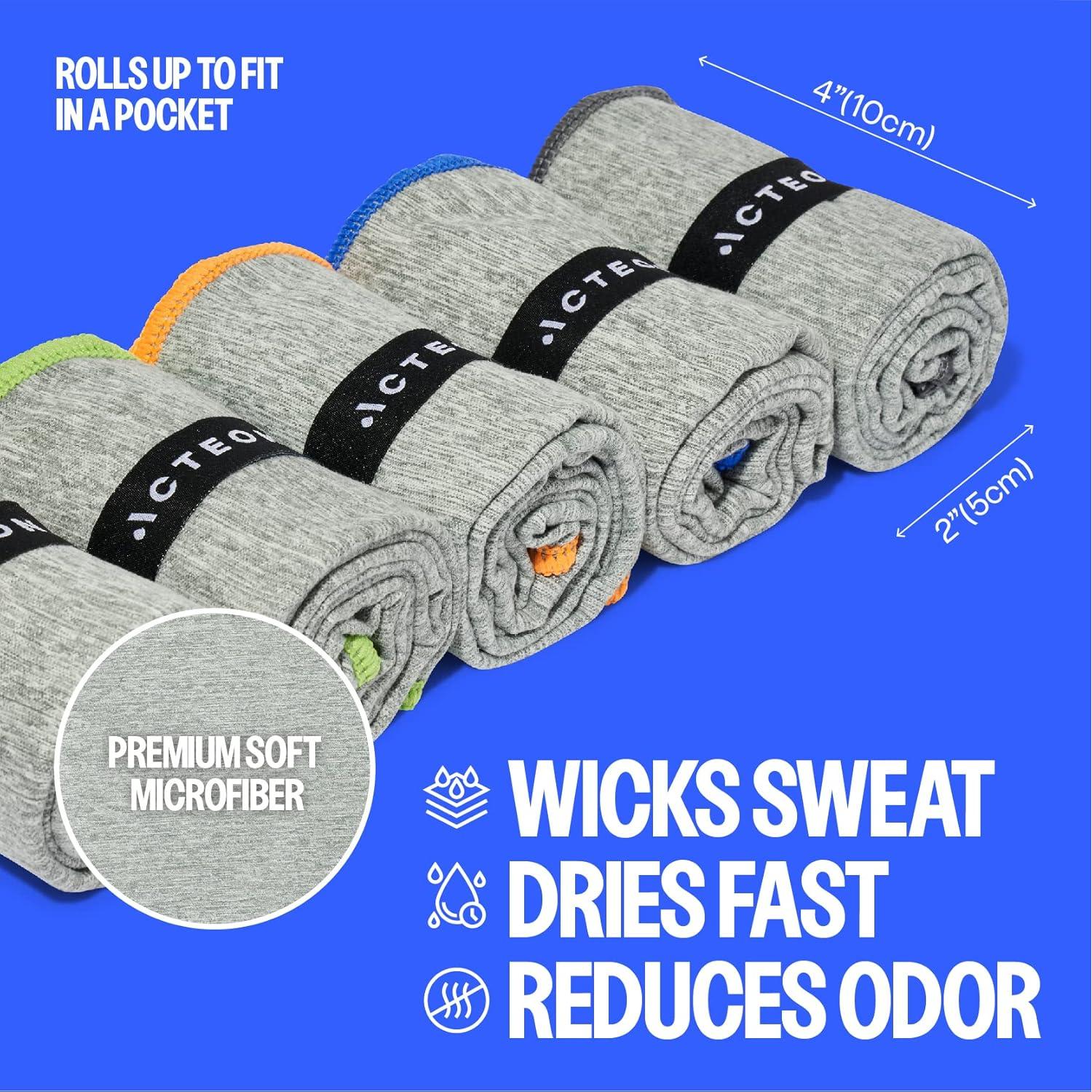 Toalla de Gimnasio Acteon Microfibra 5 Piezas Secado Rápido