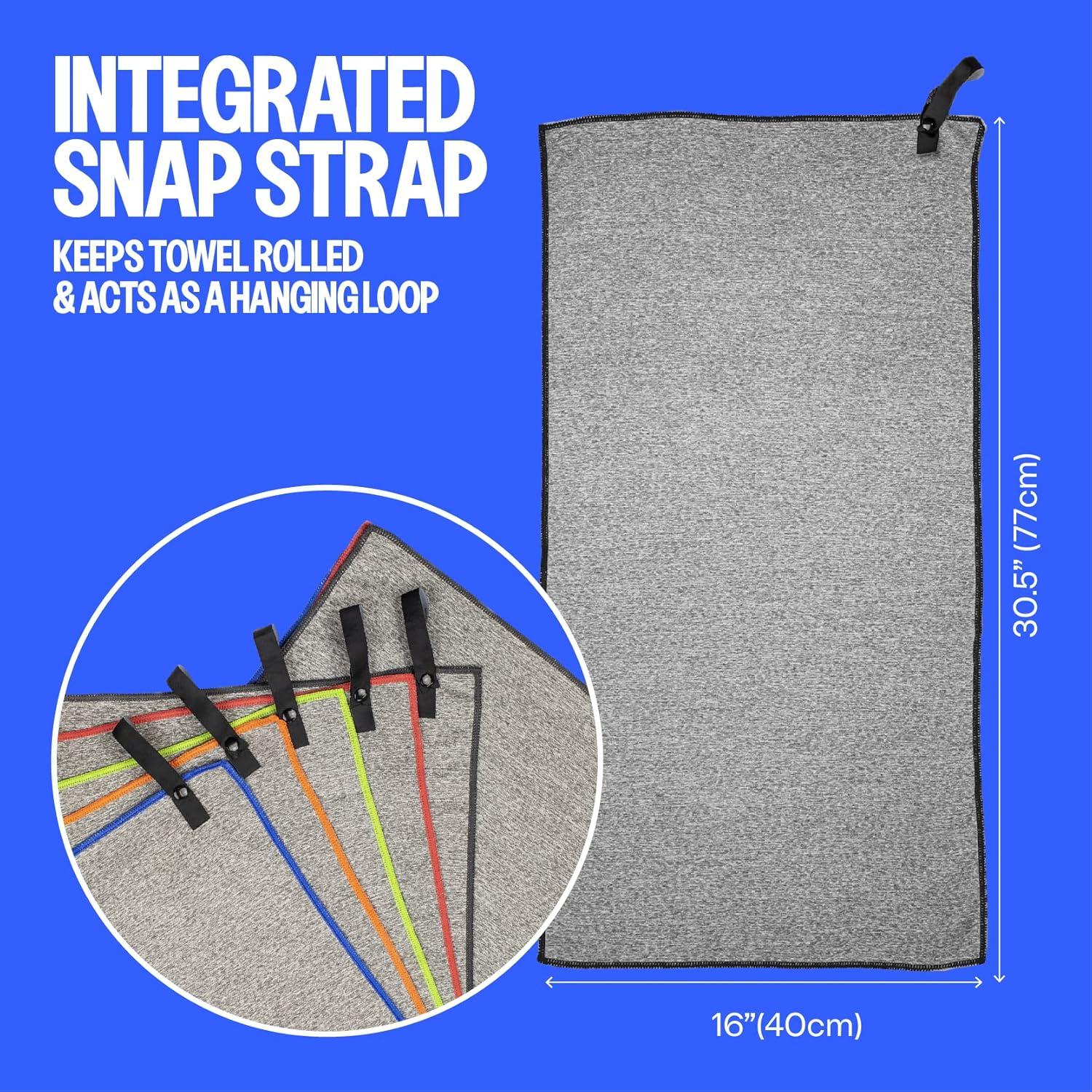 Toalla de Gimnasio Acteon Microfibra 5 Piezas Secado Rápido