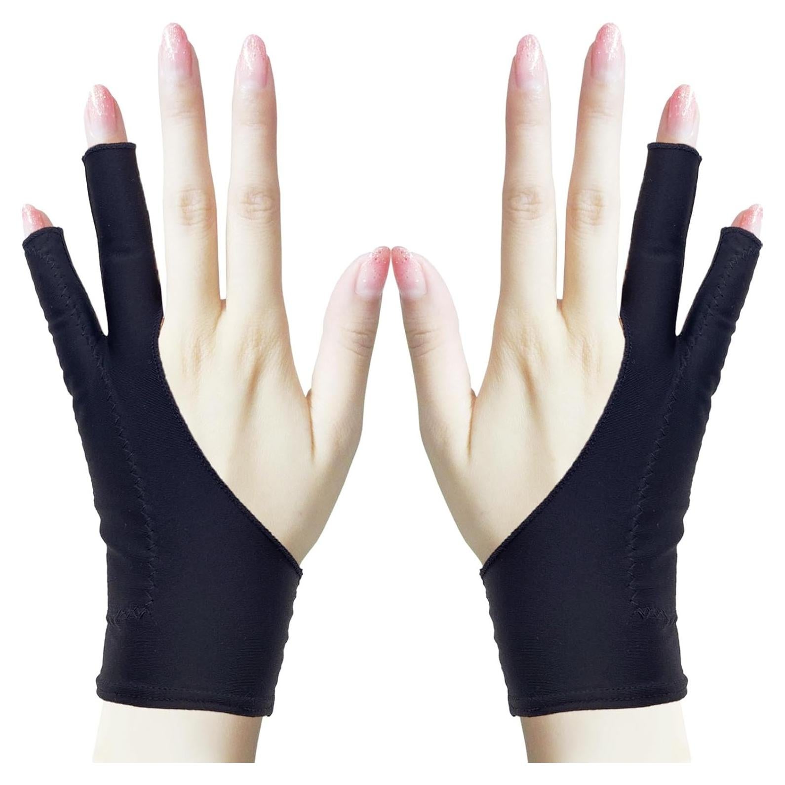 Guantes de Dibujo Digital Timebetter M - Rechazo de Palma, 2 Unidades