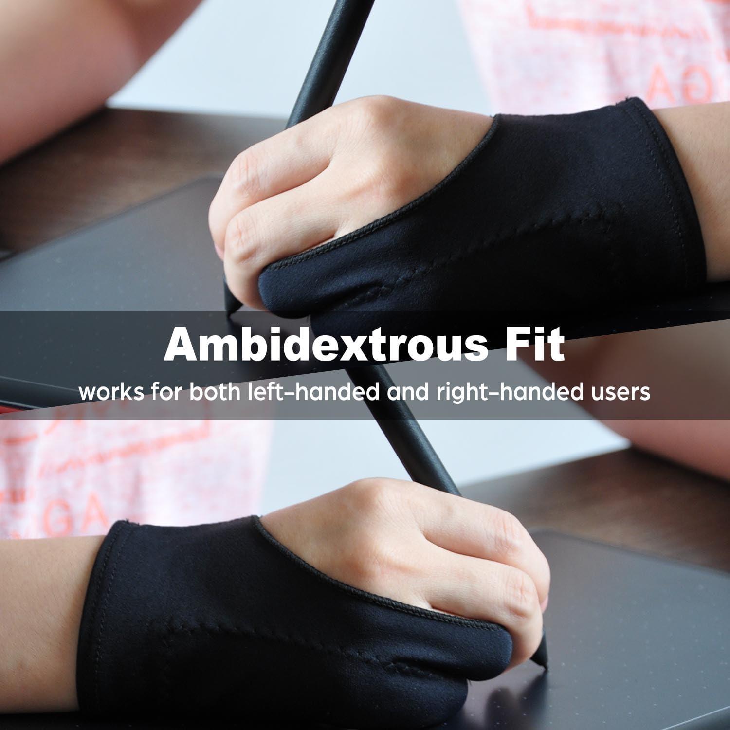 Guantes de Dibujo Digital Timebetter M - Rechazo de Palma, 2 Unidades