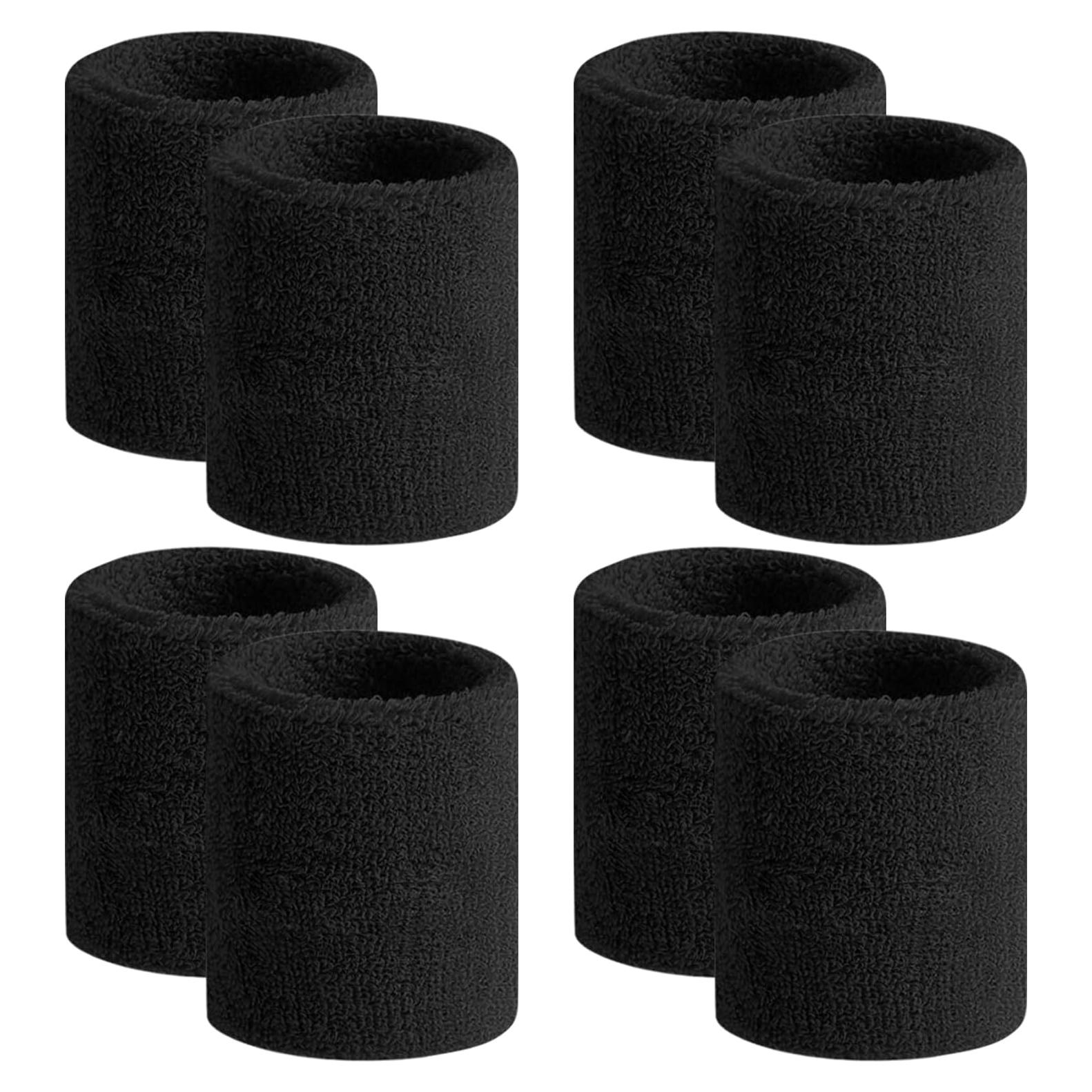 Muñequera Deportiva BEACE - 8 Piezas Algodón Absorbente