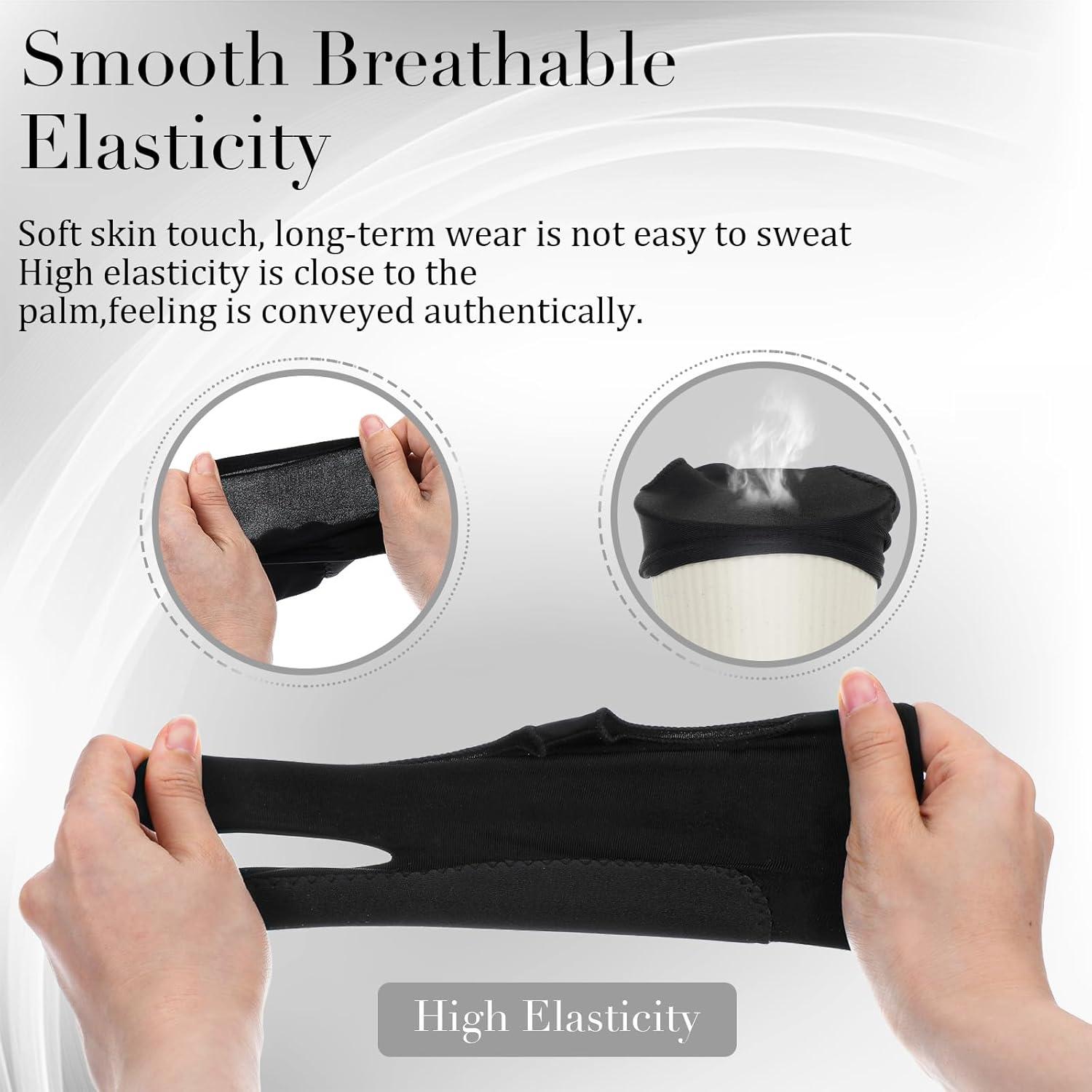 Guantes de Dibujo Digital Oruola - 4 Piezas, Negro, Unisex