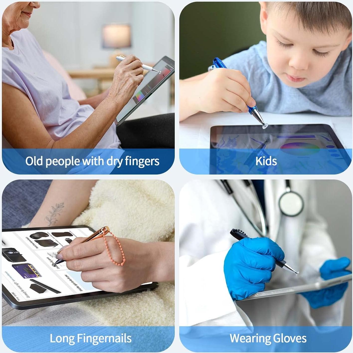 Lápices Stylus Abiarst para Pantallas Táctiles - Paquete de 5