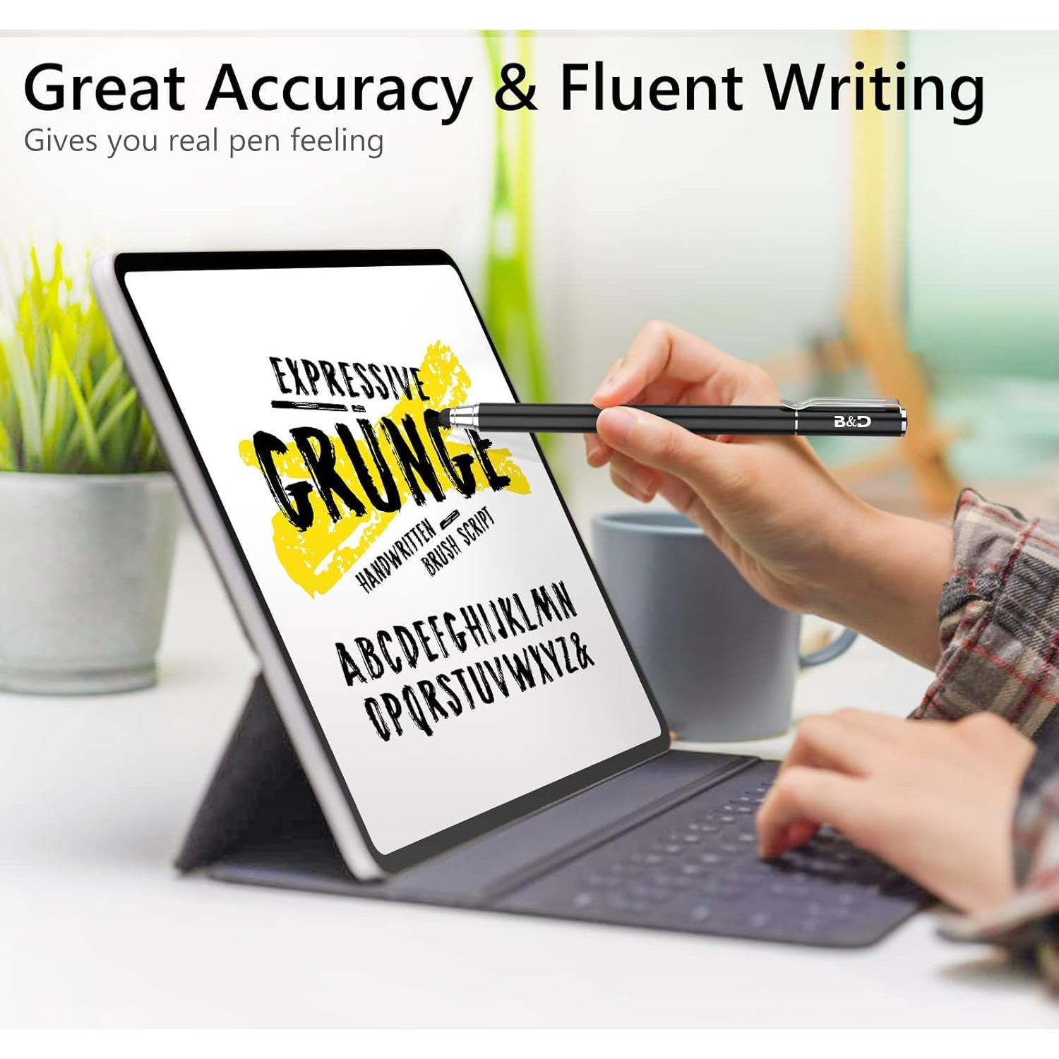 Bolígrafo Táctil Bargains Depot 2-en-1 con 20 Puntas Reemplazables