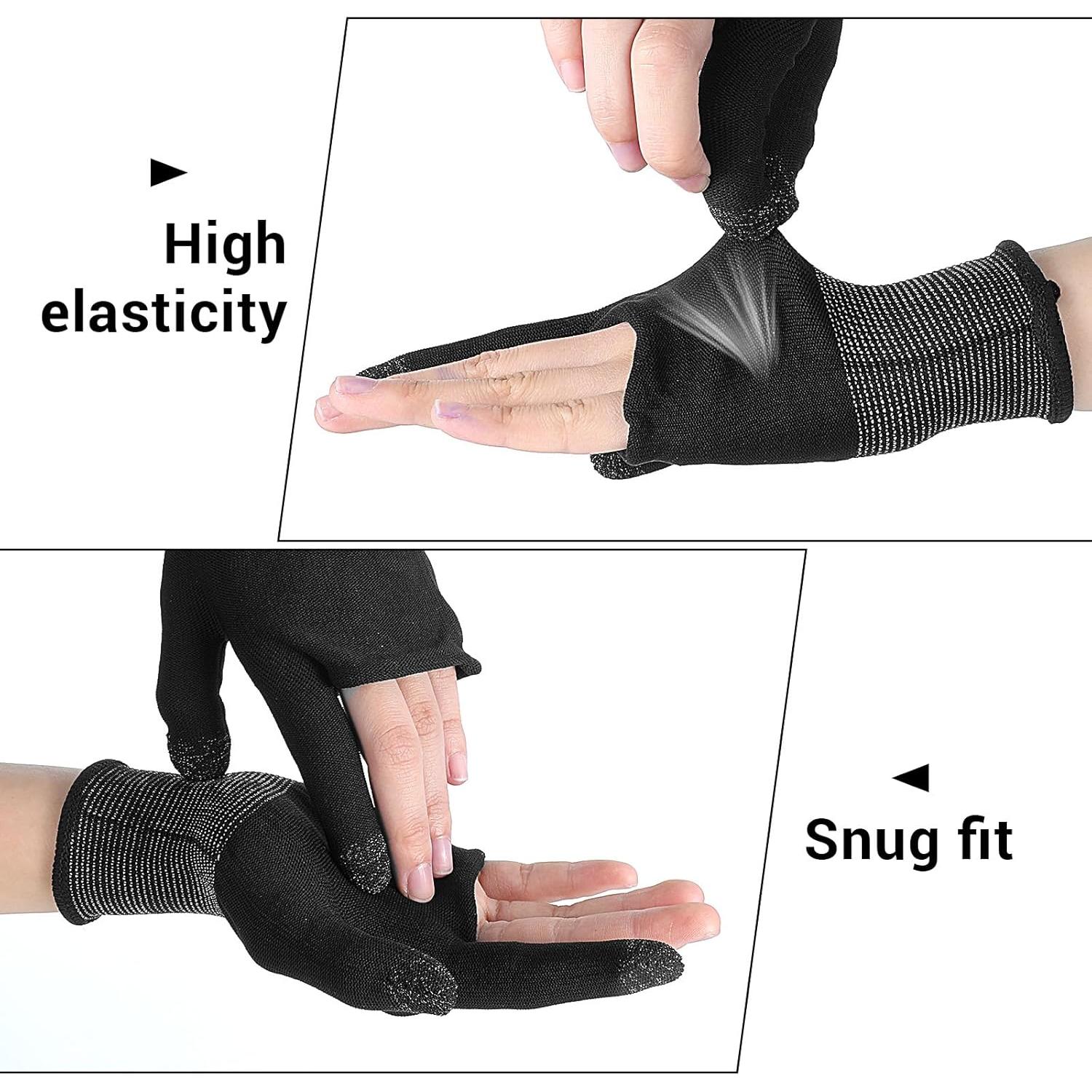 Guantes de Juego Móvil Ptwola Ultra-Finos Táctiles Antisudor