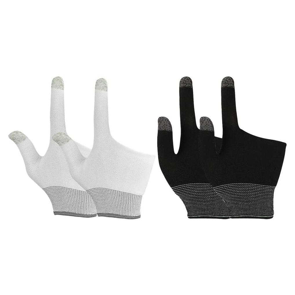 Guantes de Juego Toddmomy - 2 Pares de Dedo Táctil Nylon
