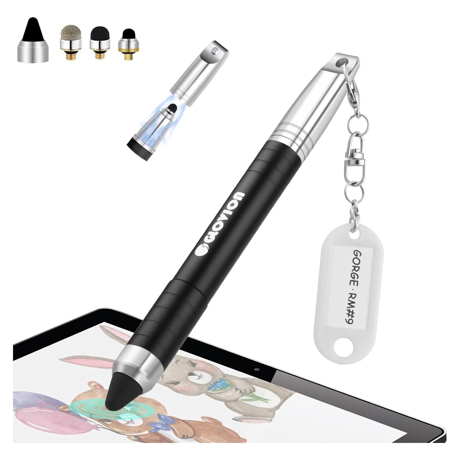 Lápiz Stylus Capacitivo Glovion para iPad y iPhone - Negro