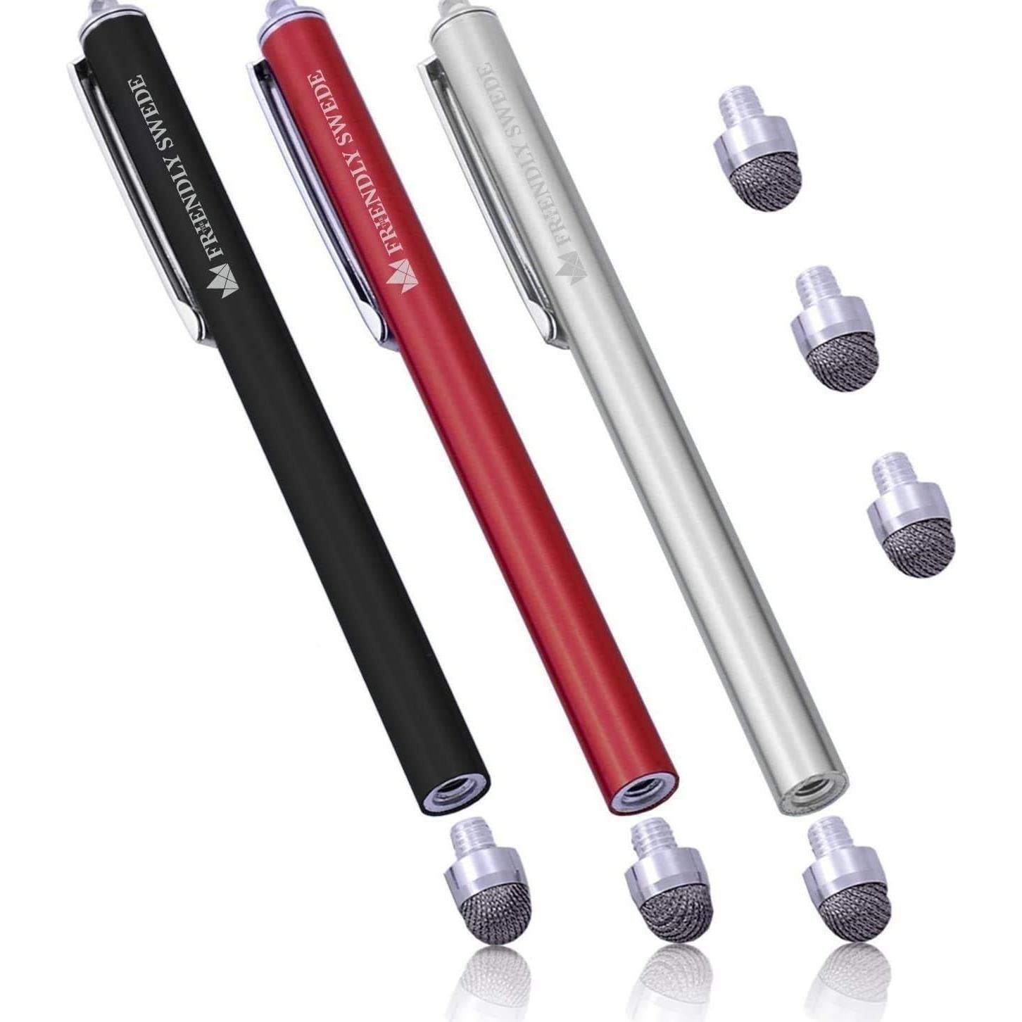 Lápiz Estilográfico Capacitivo El Amigable Swede - Paquete de 3