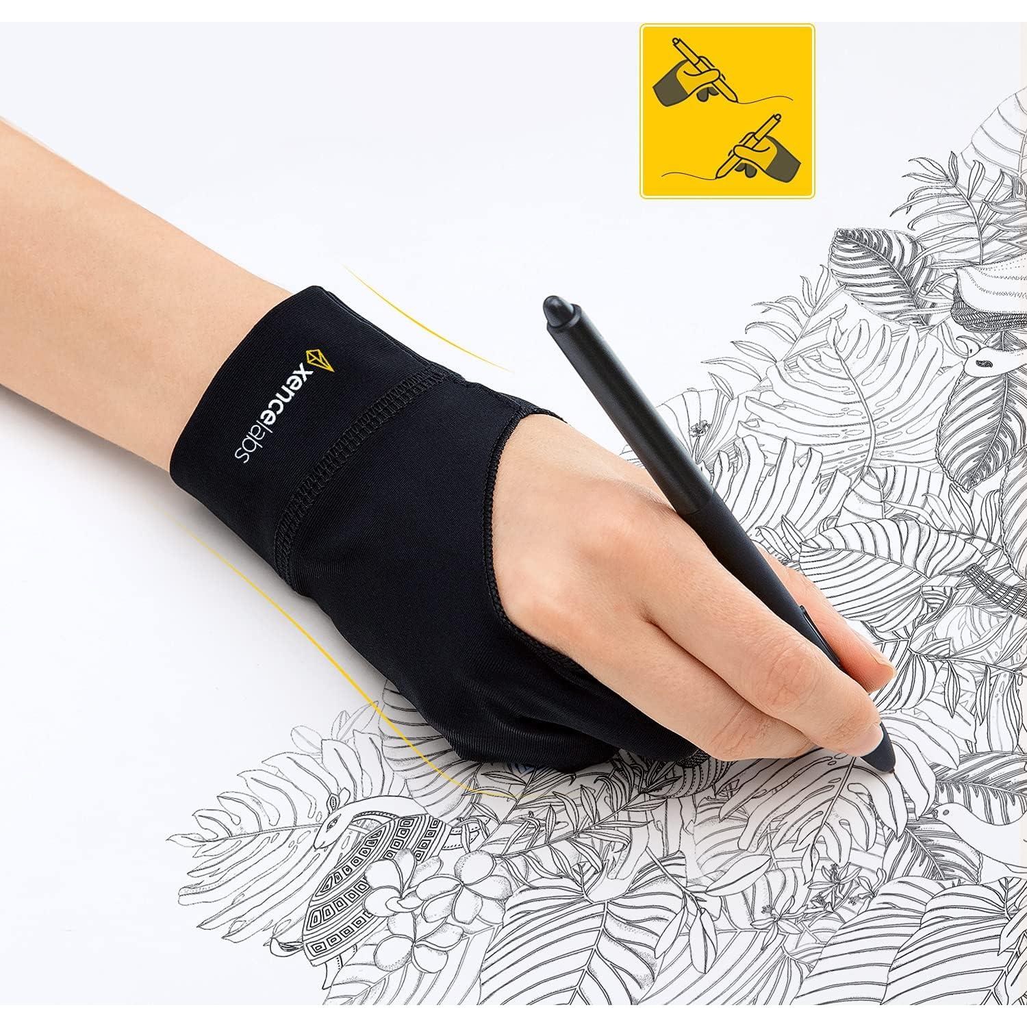 Guante de Dibujo XENCELABS Transpirable para Artistas Talla S