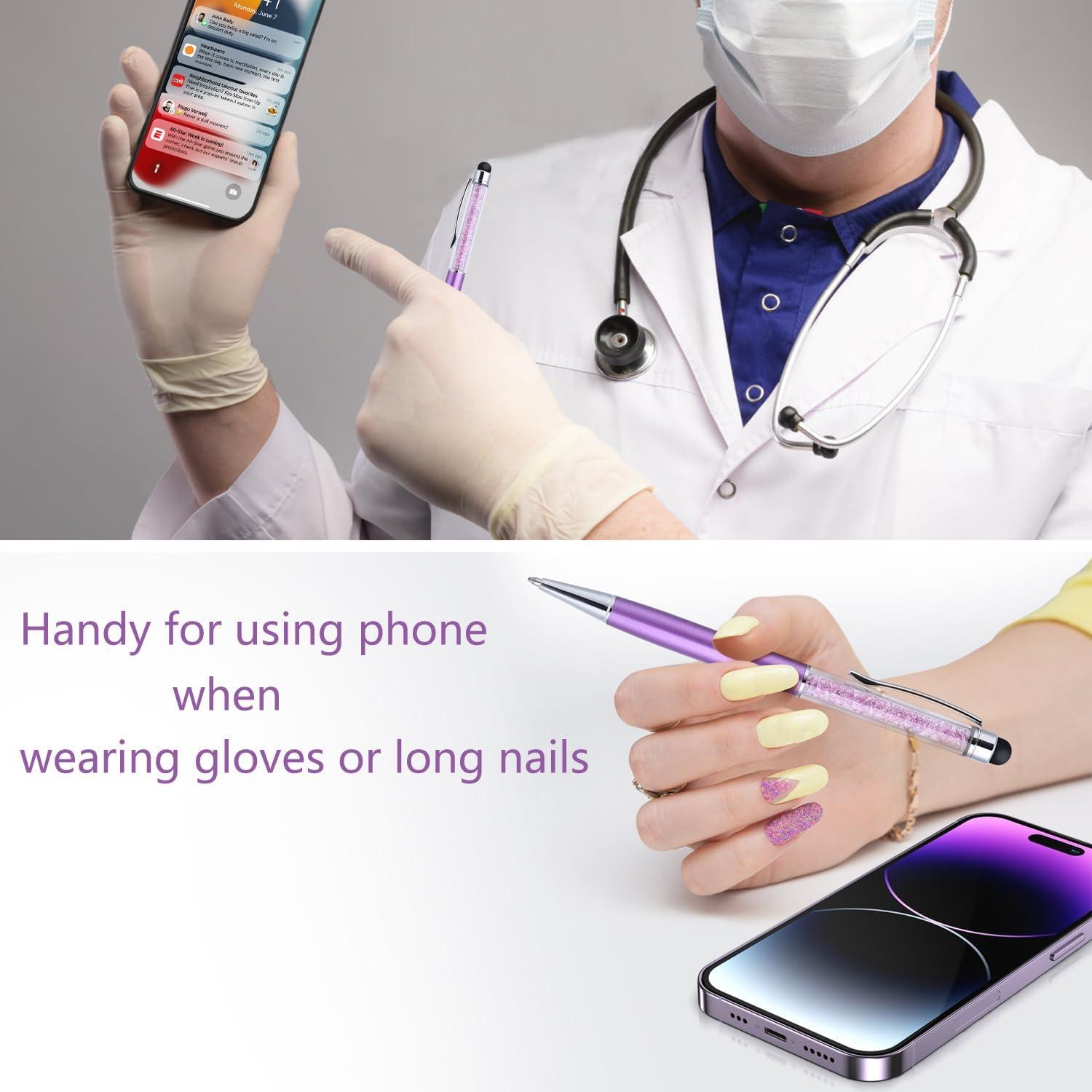 Bolígrafos Stylus 2 en 1 OKRAY - Paquete de 6 Colores