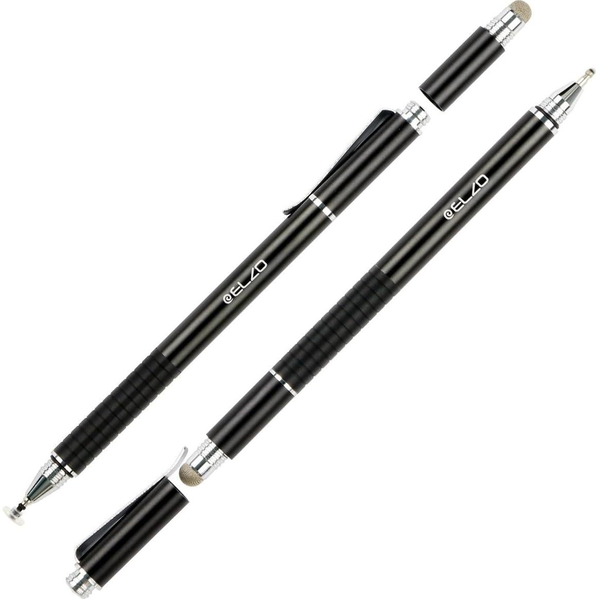 Plumas Stylus ELZO 3 en 1 Táctiles con Puntas Reemplazables