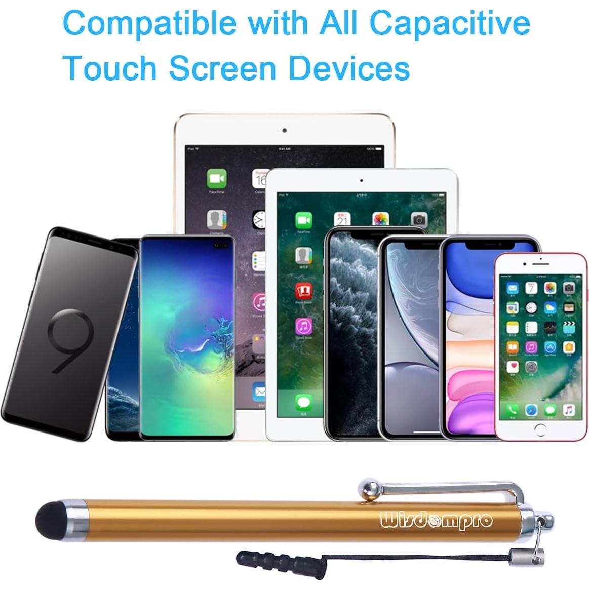 Bolígrafos Stylus Wisdompro para Pantallas Táctiles - 9 Pzas