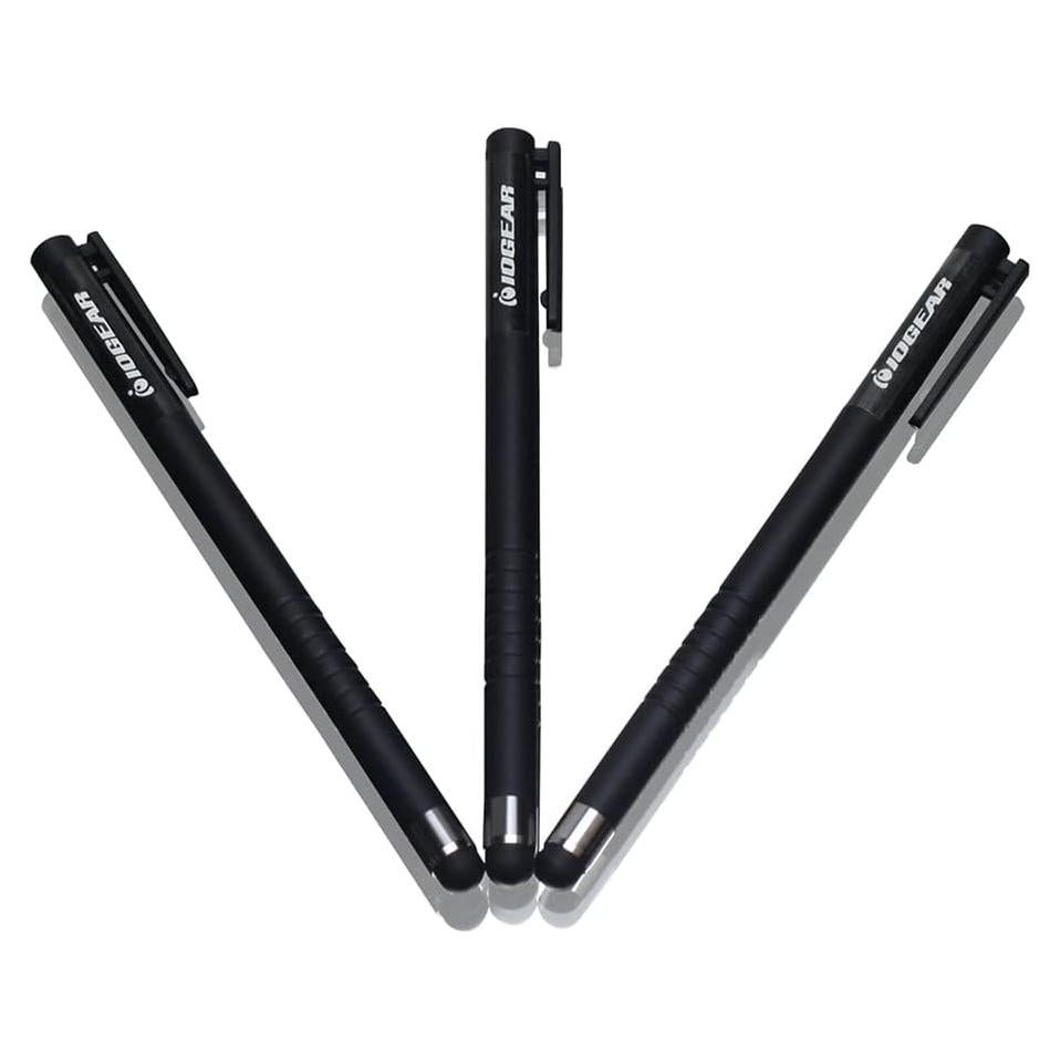 Stylus IOGEAR Touch Point GSTY103 Negro - Paquete de 3