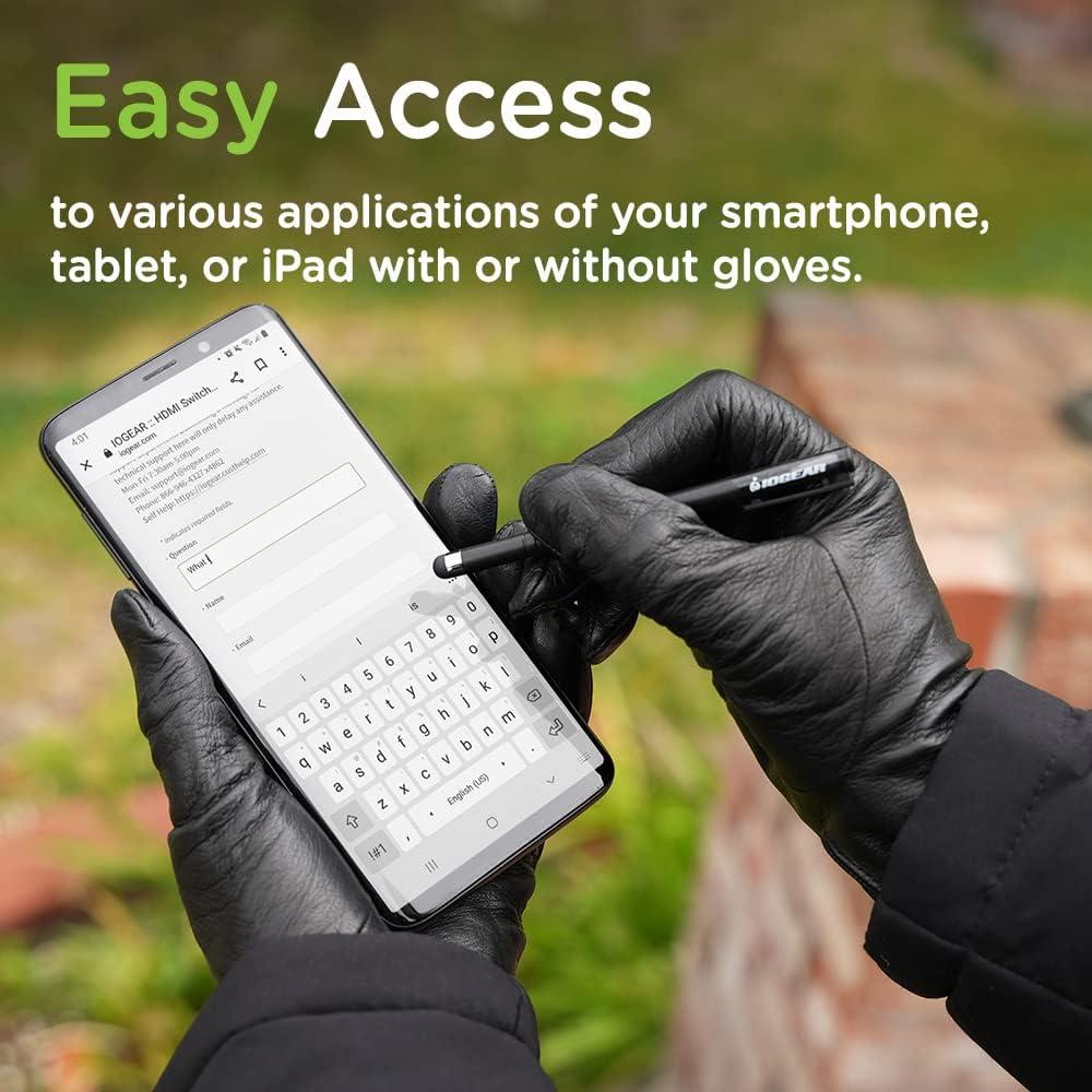 Stylus IOGEAR Touch Point GSTY103 Negro - Paquete de 3