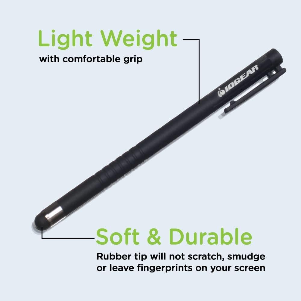 Stylus IOGEAR Touch Point GSTY103 Negro - Paquete de 3