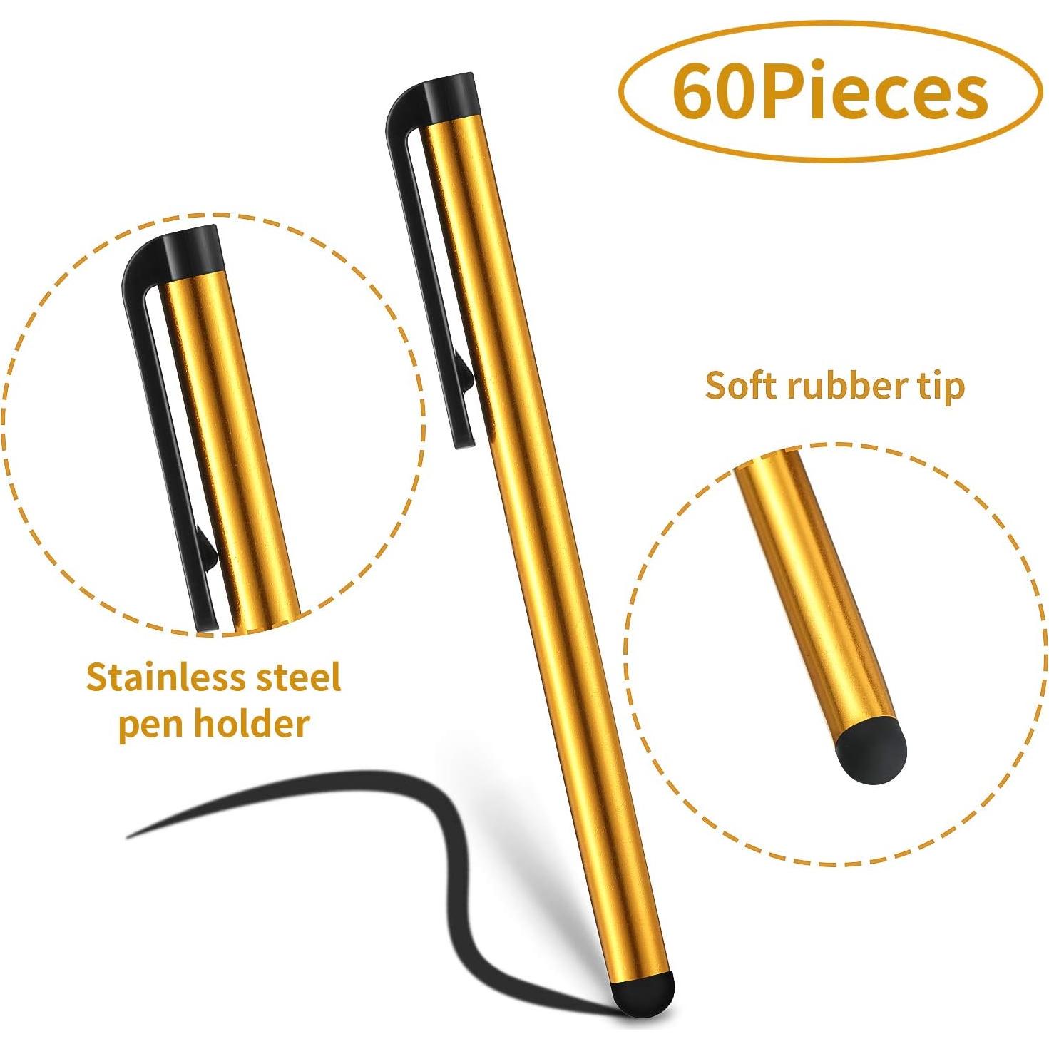 Outus 60 Bolígrafos Estilográficos Táctiles Universales 10 Colores