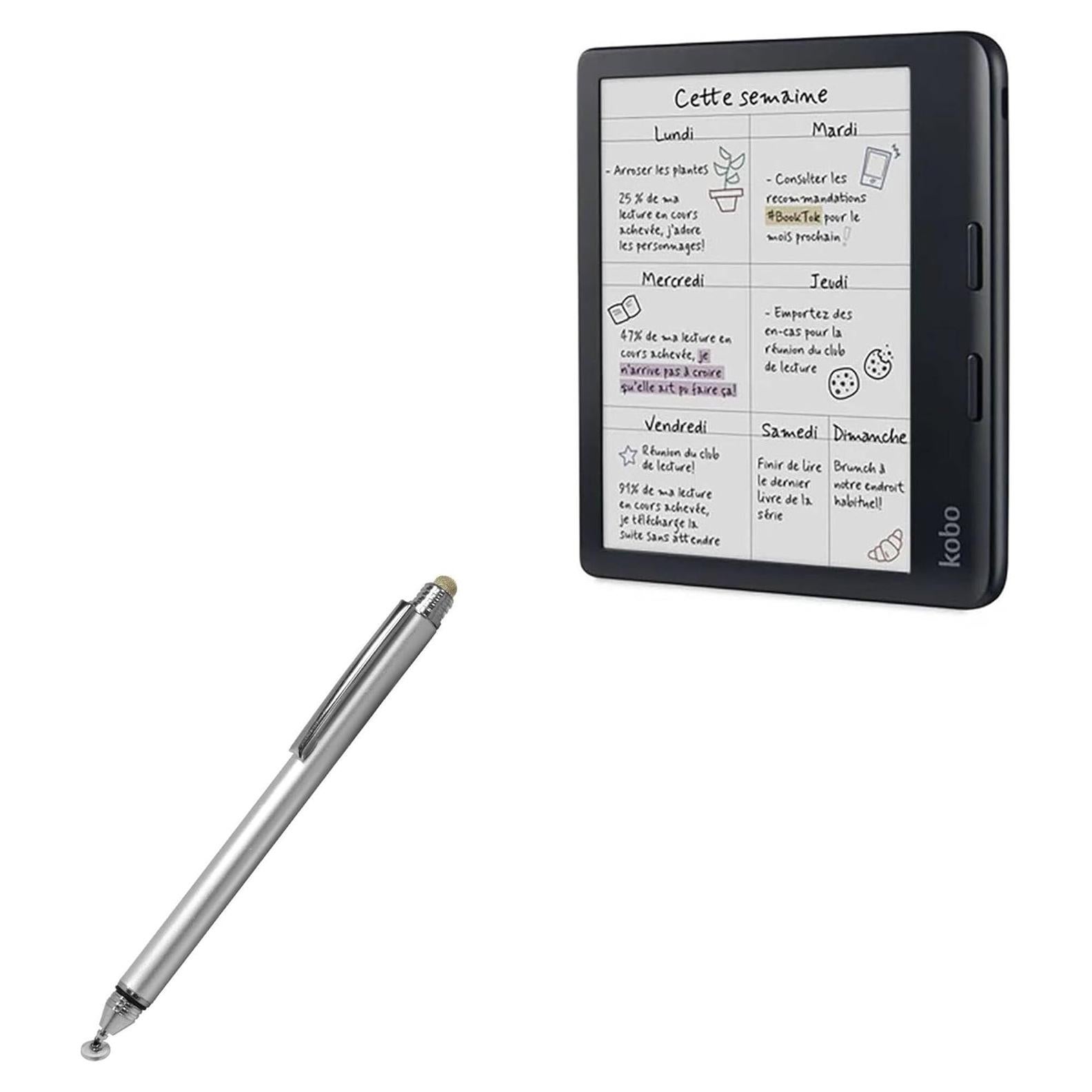 Estilógrafo Capacitivo BoxWave Doble Punta para Kobo Libra Colour