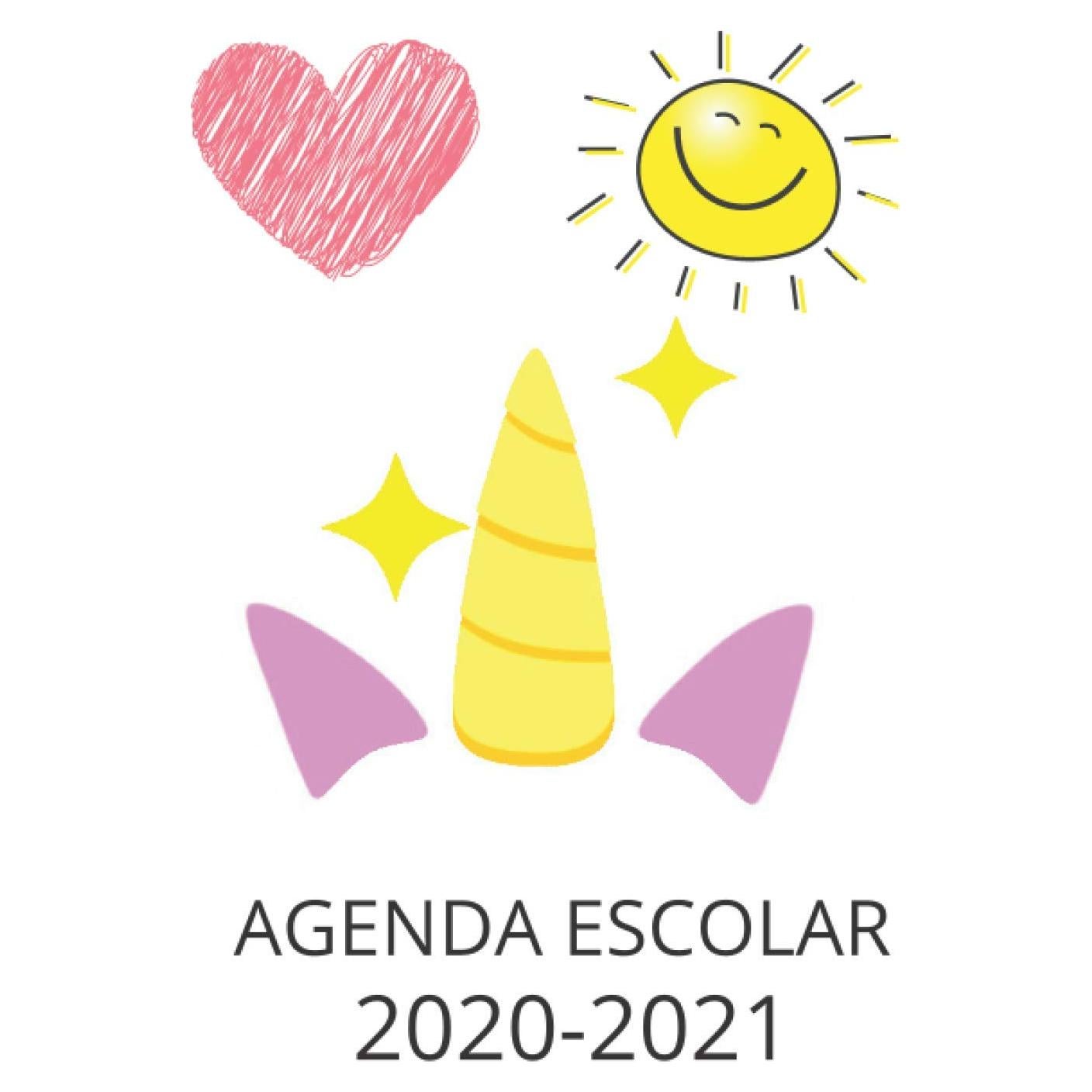 Agenda Escolar 2020 2021 Unicornio: Planificador 2020 2021 Primaria - Colegio - Secundaria (Spanish Edition)